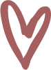 Pink outline of a heart on a black background