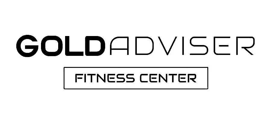 Logo for Gold Advisor Fitness Center featuring stylized text.