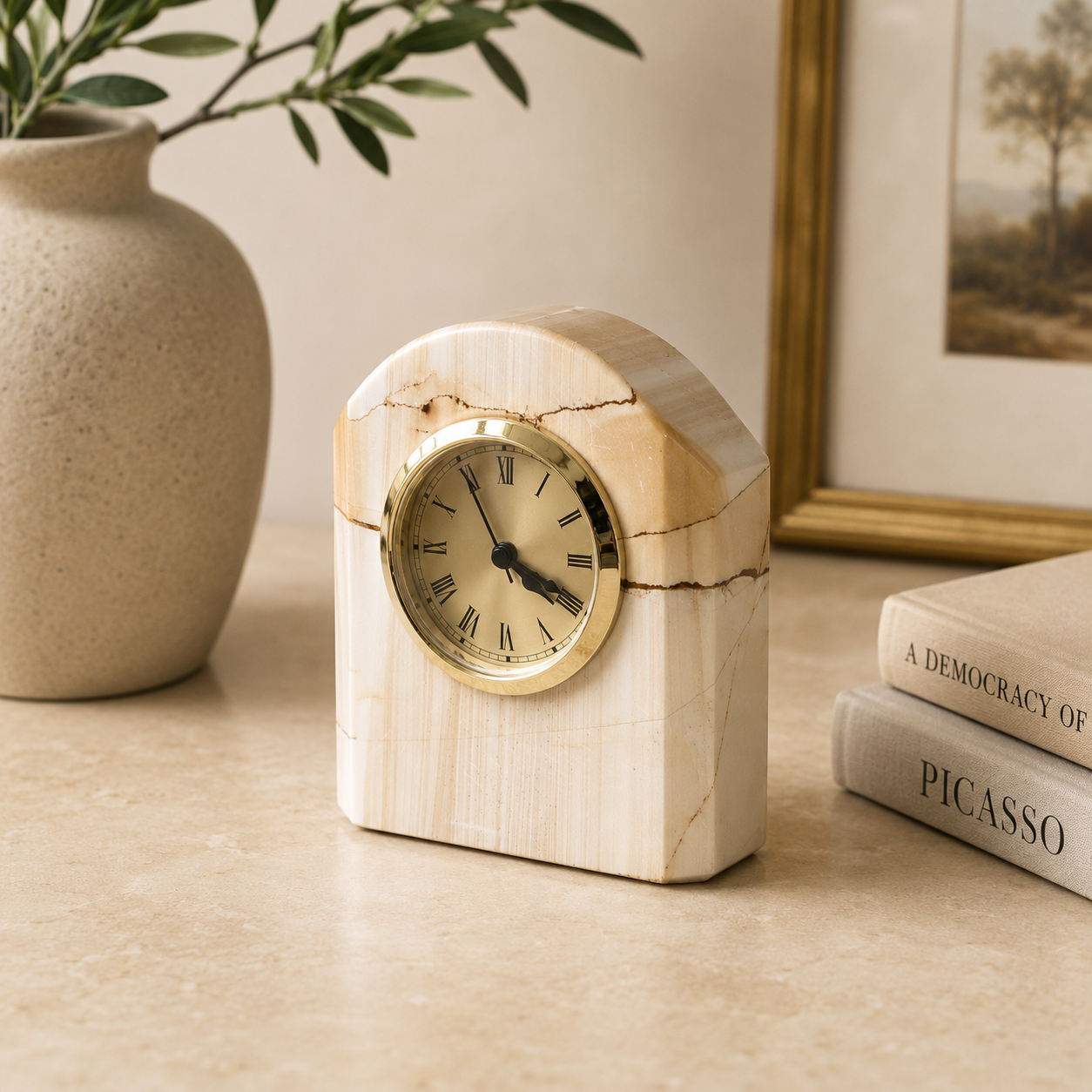 Beveled Arch Clock