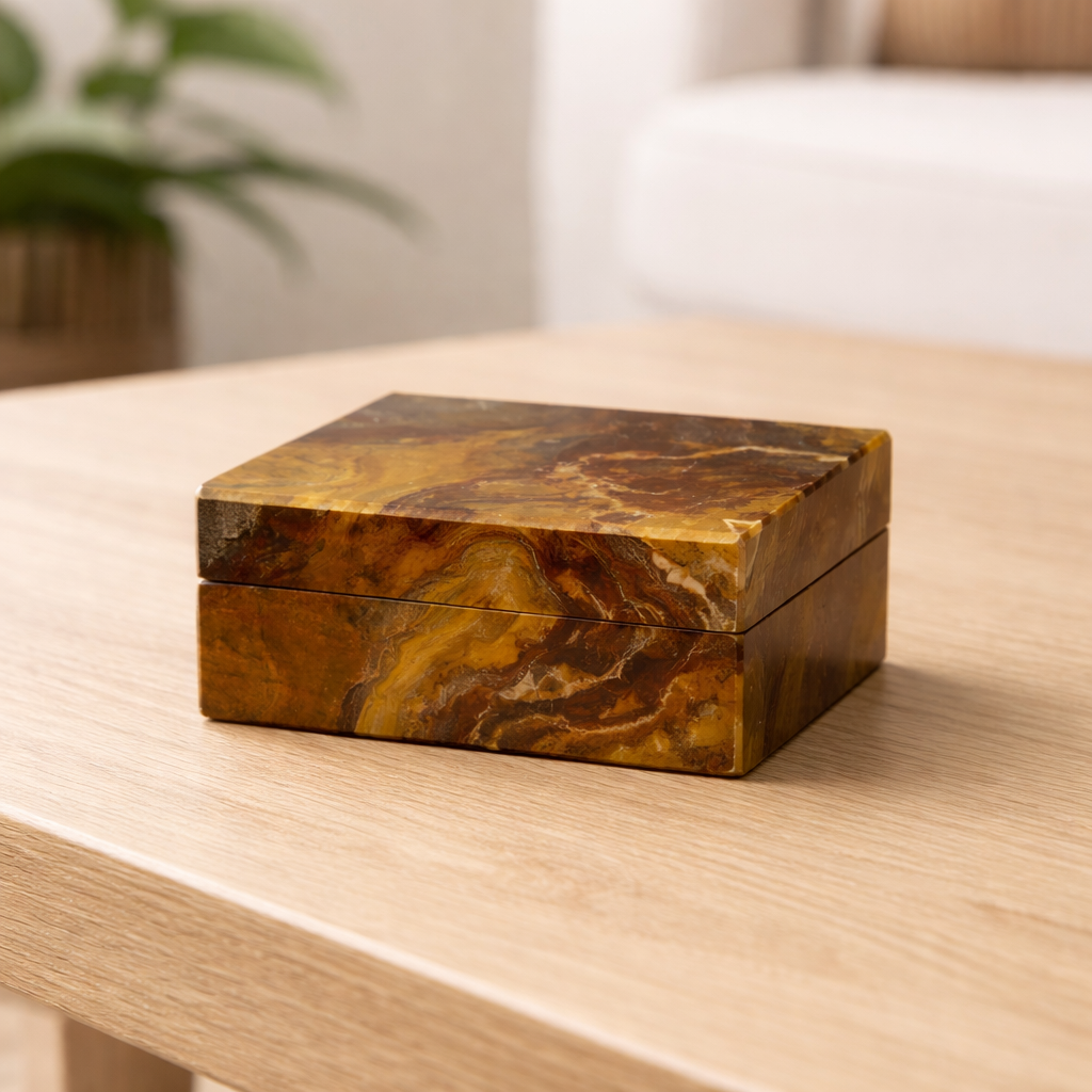 Small Marble Keepsake Boxes