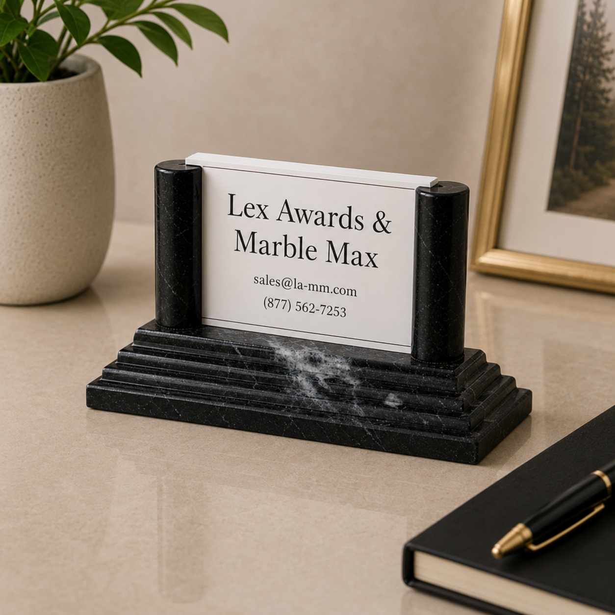 Column Business Card Holder