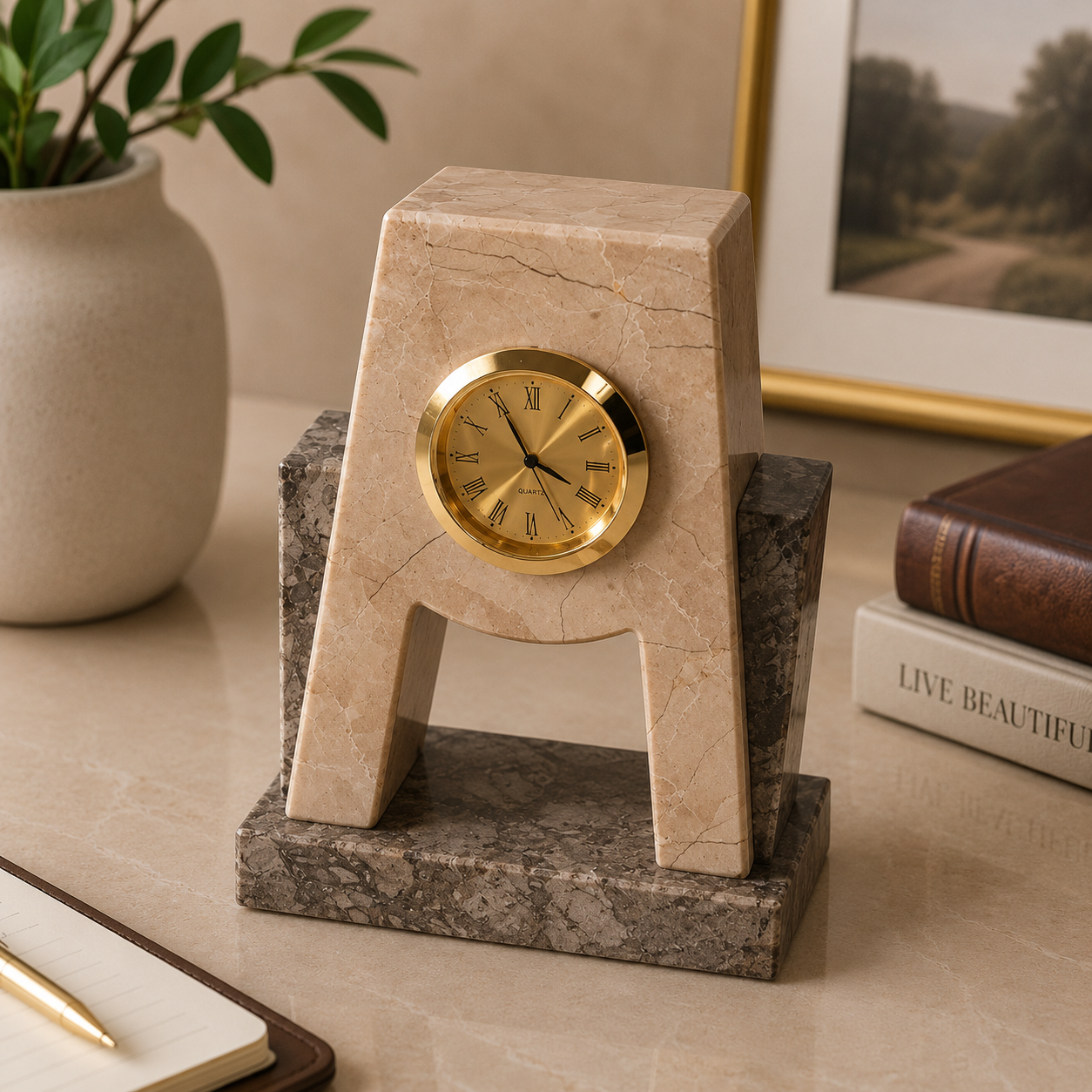 "A" Clock