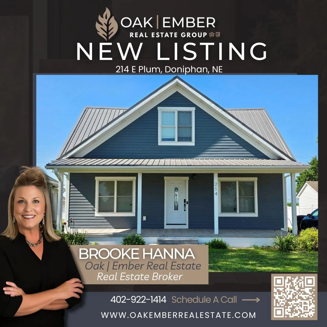 Welcome to 214 E Plum in Doniphan, Nebraska! A beautifully updated 3-bedroom, 2-bath home that blends small-town charm with modern comfort. This home offers bright, open spaces and a functional layout perfect for everyday living. Step inside to an in