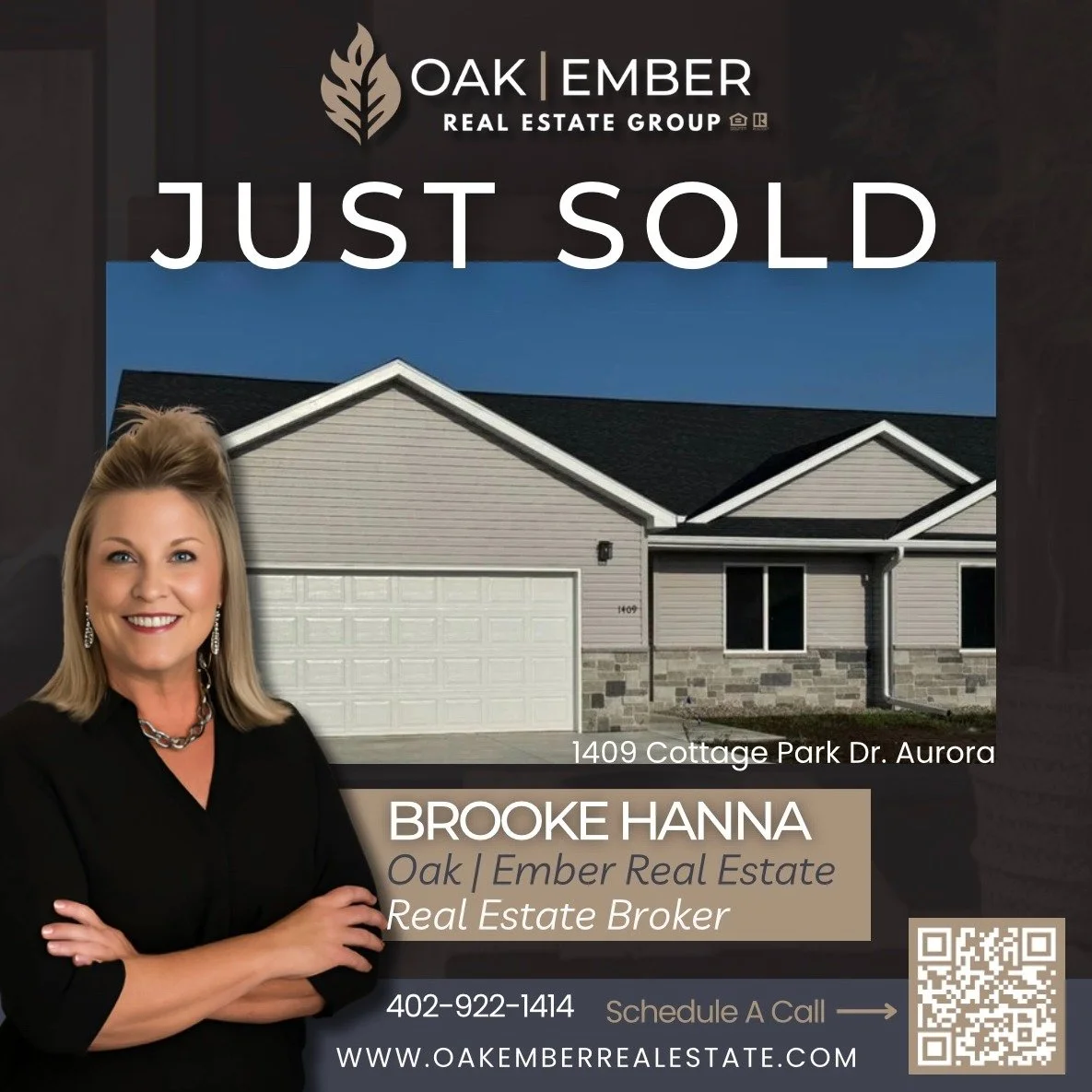 A beautiful townhome sold in Aurora, Ne. This wonderful couple will be enjoying the holidays closer to their grandchildren with the purchase of their home away from home! Congrats Wayne and Jean, it was a pleasure getting to be a part of this excitin