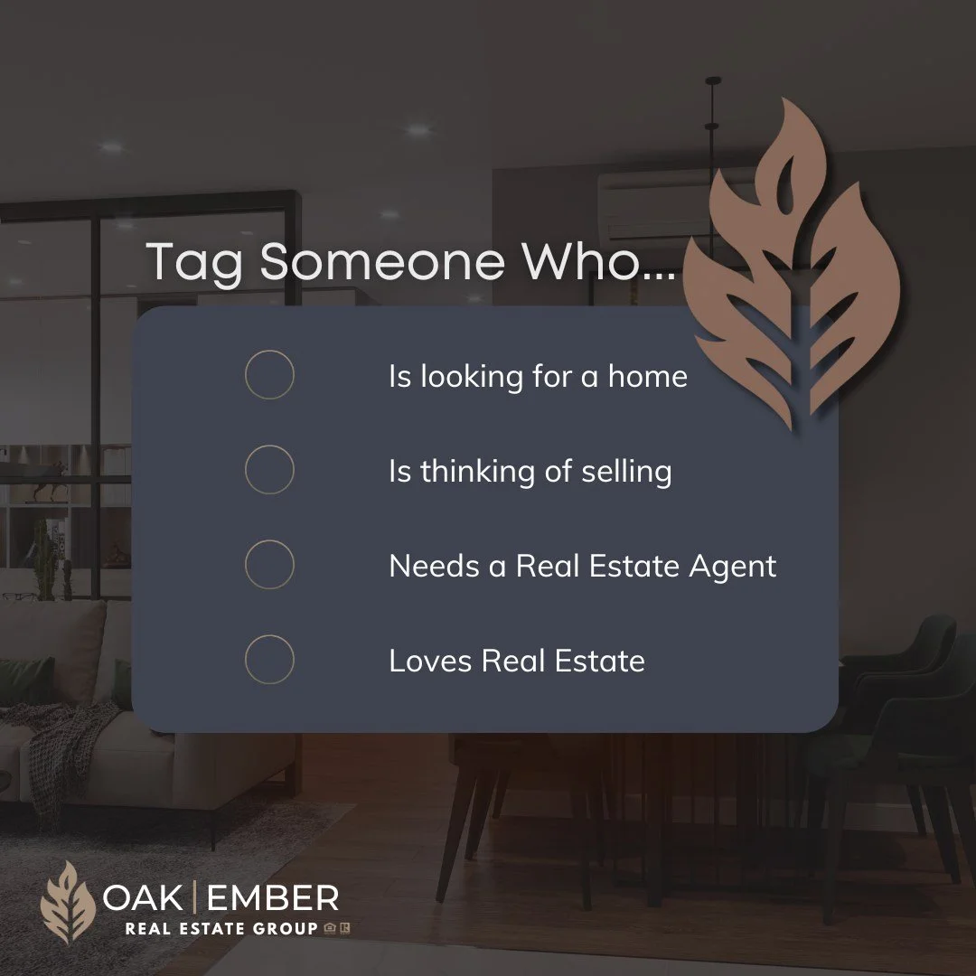 Know someone who&rsquo;s getting ready to buy, sell, or dive into real estate?
Tag them below &mdash; I&rsquo;d love to help guide them through their next chapter. 🤎🏡

#OakEmberRealEstate
#NebraskaRealtor
#HomeJourney
#BuySellInvest
#RealEstateTips