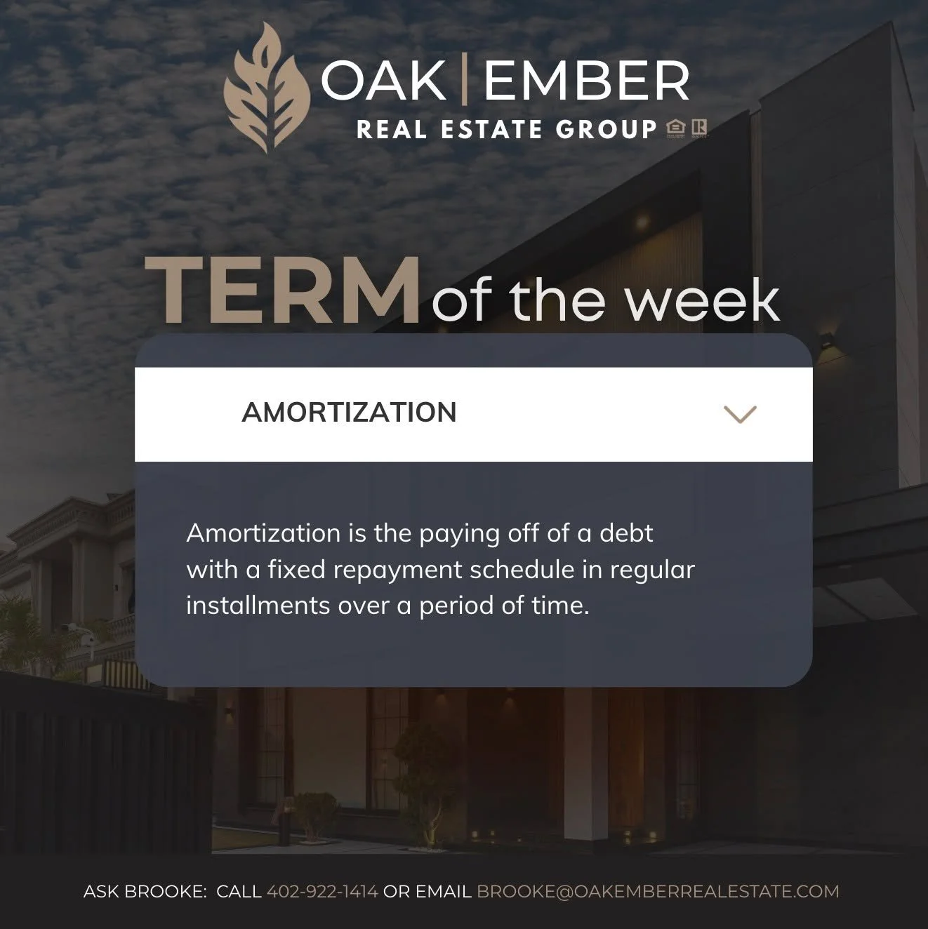 Term of the Week: Amortization 🏡
Buying a home comes with a lot of new terminology &mdash; and we&rsquo;re here to make it make sense. Amortization simply refers to how your loan is paid off over time through regular payments.

Have questions about 