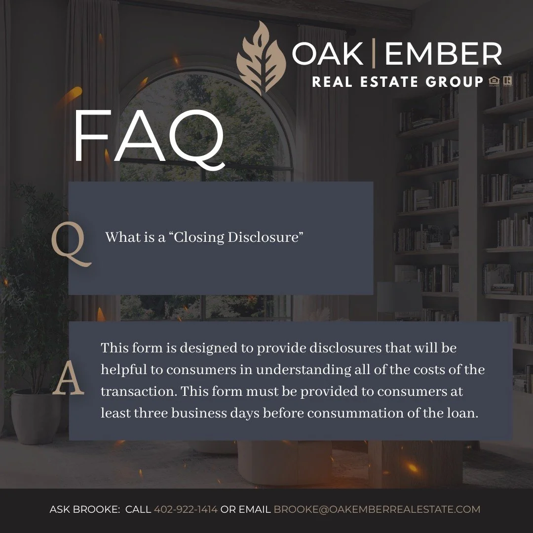 This is one of the most important documents you&rsquo;ll receive when buying a home. It outlines all the final costs of your loan and gives you time to review everything before closing day &mdash; so there are no surprises.

Have questions about your