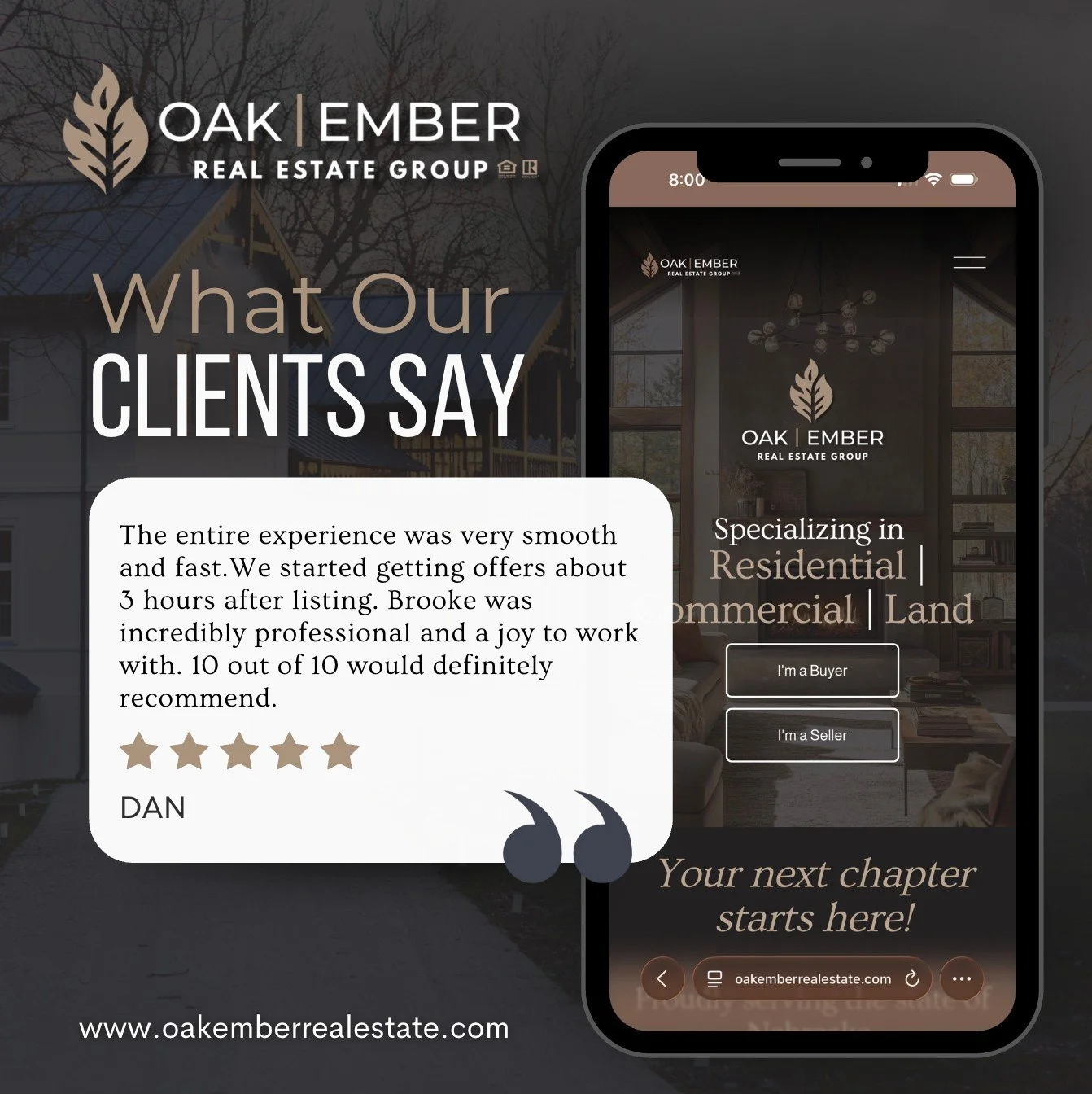 Real experiences. Real results. 🤍⁠
⁠
From quick offers to a smooth, stress-free process, this is exactly what we strive for every time. Real estate is more than a transaction, and we&rsquo;re here to make sure you feel confident every step of the wa