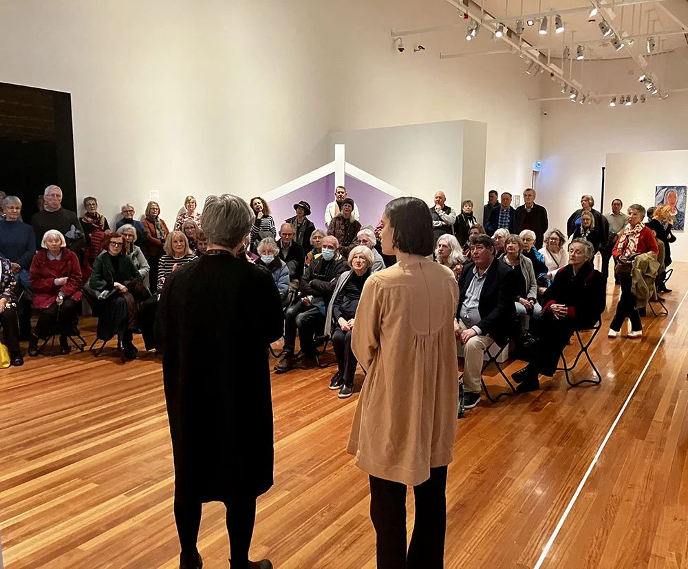 Arts Curators Lizzie Bisley and Hanahiva Rose give members an exclusive preview of the new Toi Art exhibition installations.