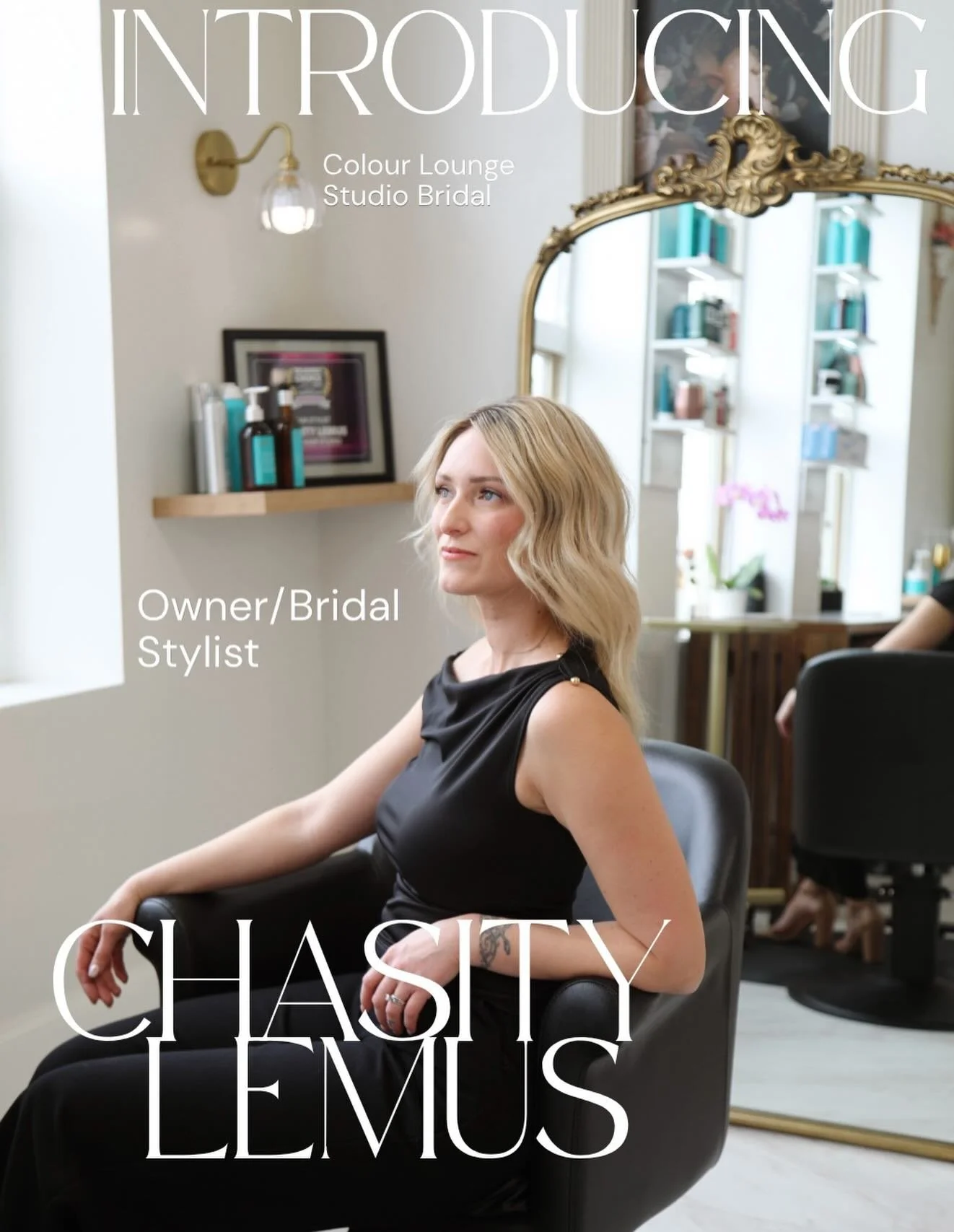 ✨Chasity, Owner/Bridal Stylist ✨

I&rsquo;ve been a stylist for over 18 years &amp; opened the doors to my own salon @colourloungestudio in December! 
I am a wife to an incredible, supportive husband and mom of two amazing, sweet kiddos! 
Outside of 