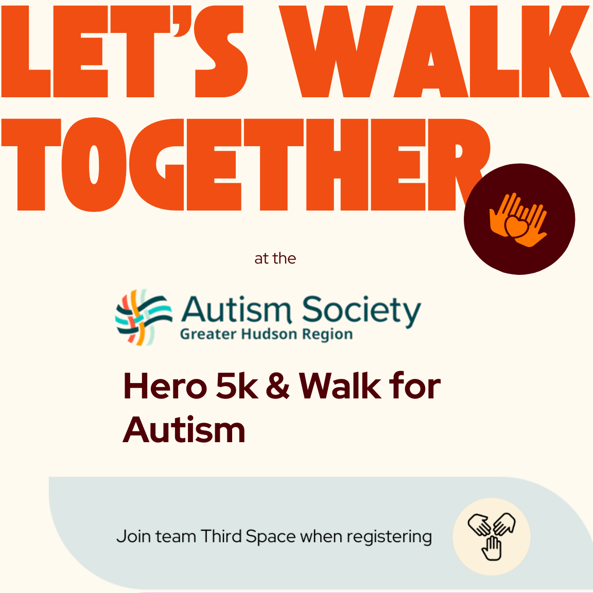 Autism Society Walk — Team The Third Space