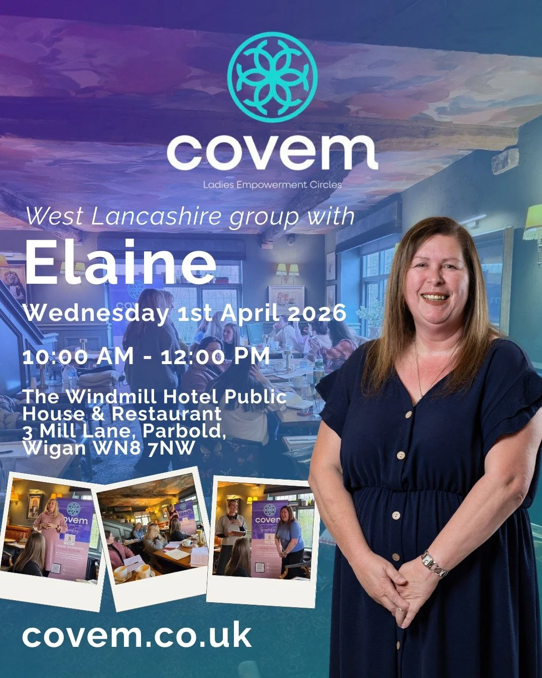 Hello everyone! And Happy Mother&rsquo;s Day! 💐❤️

Just wanted to remind you all of my next meeting in April, which is shortly after I would have been to Windsor Castle to get my MBE!

So I&rsquo;d love to celebrate with you all:

Wed 1 Apr 2026 10: