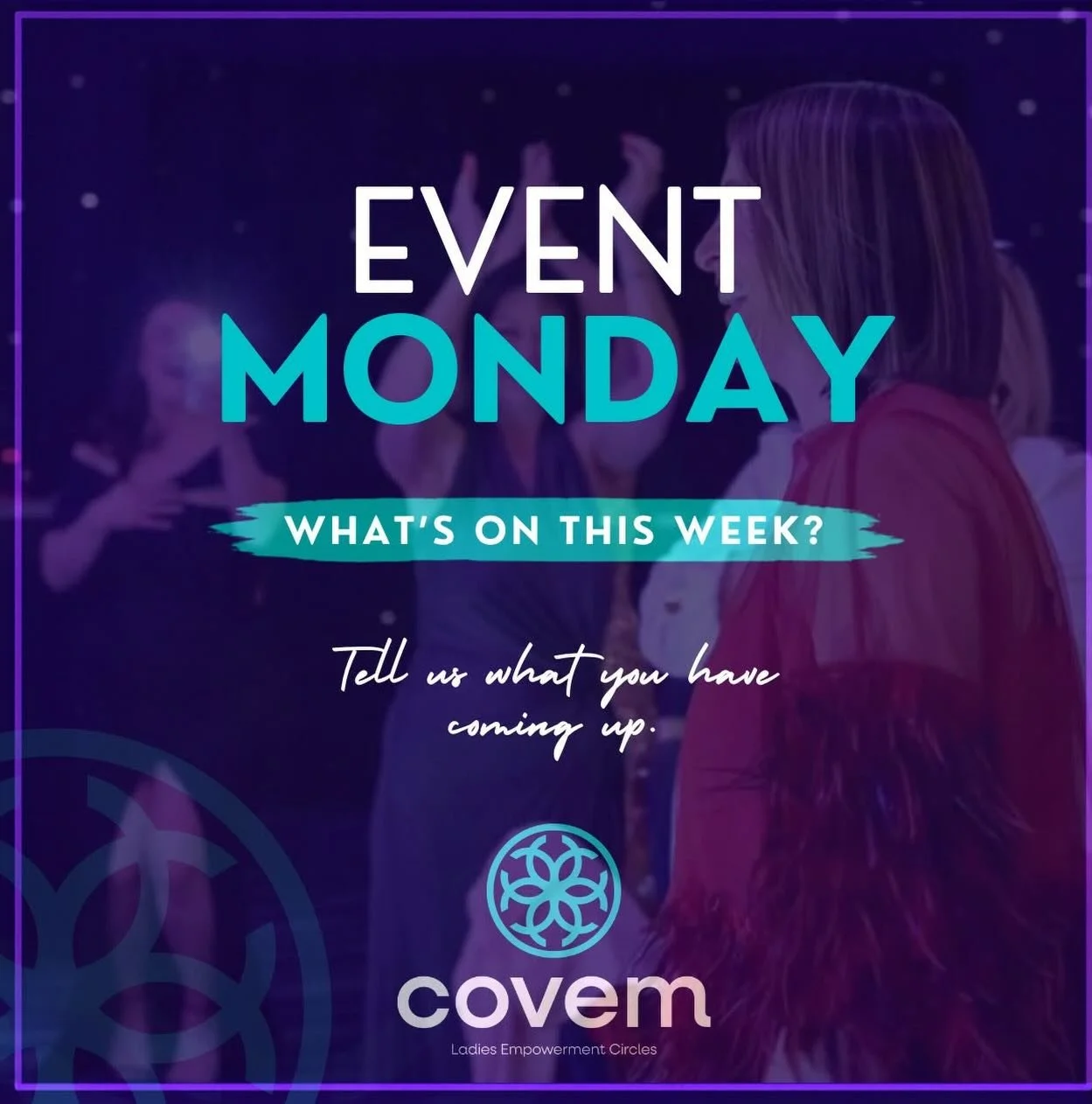 Would love to know what events you have coming up .
At @covemnetworking  we are all about connections, collaborations and helping you get visible and be seen .
Tell us if you have any events coming up .
#supportsmallbiz 
#networking 
#community