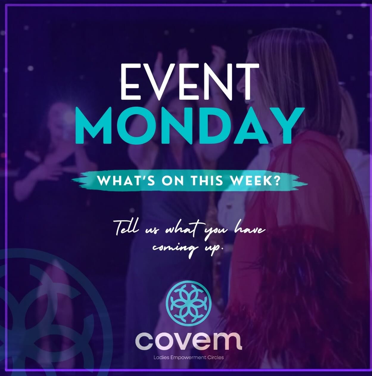 Would love to know what events you have coming up .
At @covemnetworking  we are all about connections, collaborations and helping you get visible and be seen .
Tell us if you have any events coming up .
#supportsmallbiz 
#networking 
#community