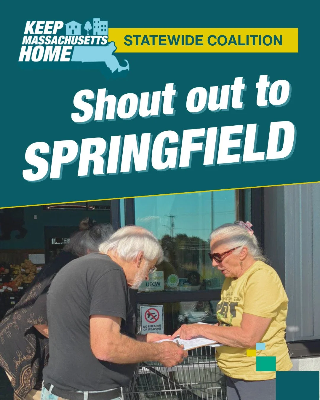 🔥 Shoutout to Springfield No One Leaves! leading the way as one of our top signature collectors in the Keep Massachusetts Home campaign! 💪🏽✊🏾

From city halls to block parties, they&rsquo;ve been out every weekend talking to neighbors, collecting