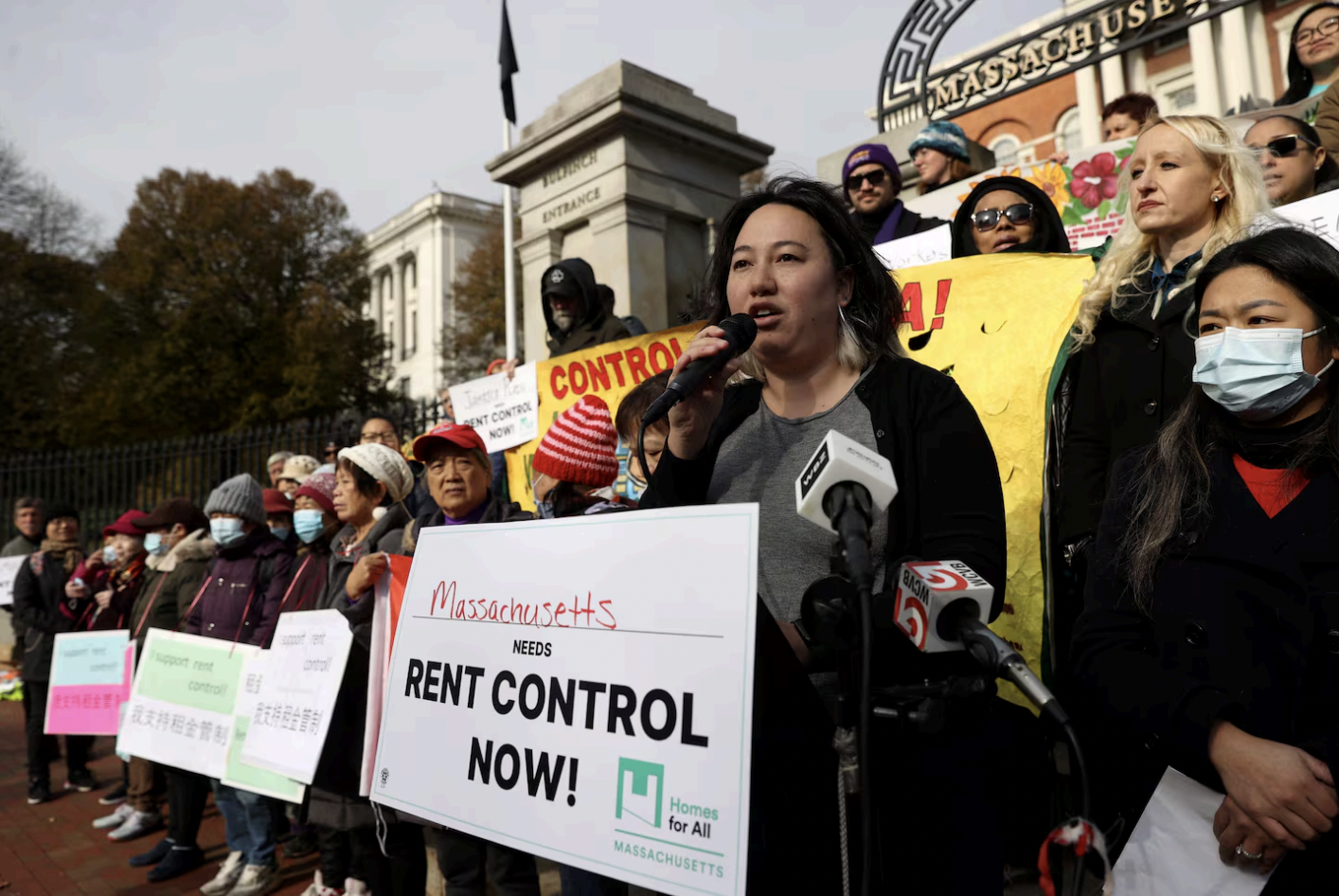 Rent control ballot fight heating up as Mass. Teachers and other unions line up in support
