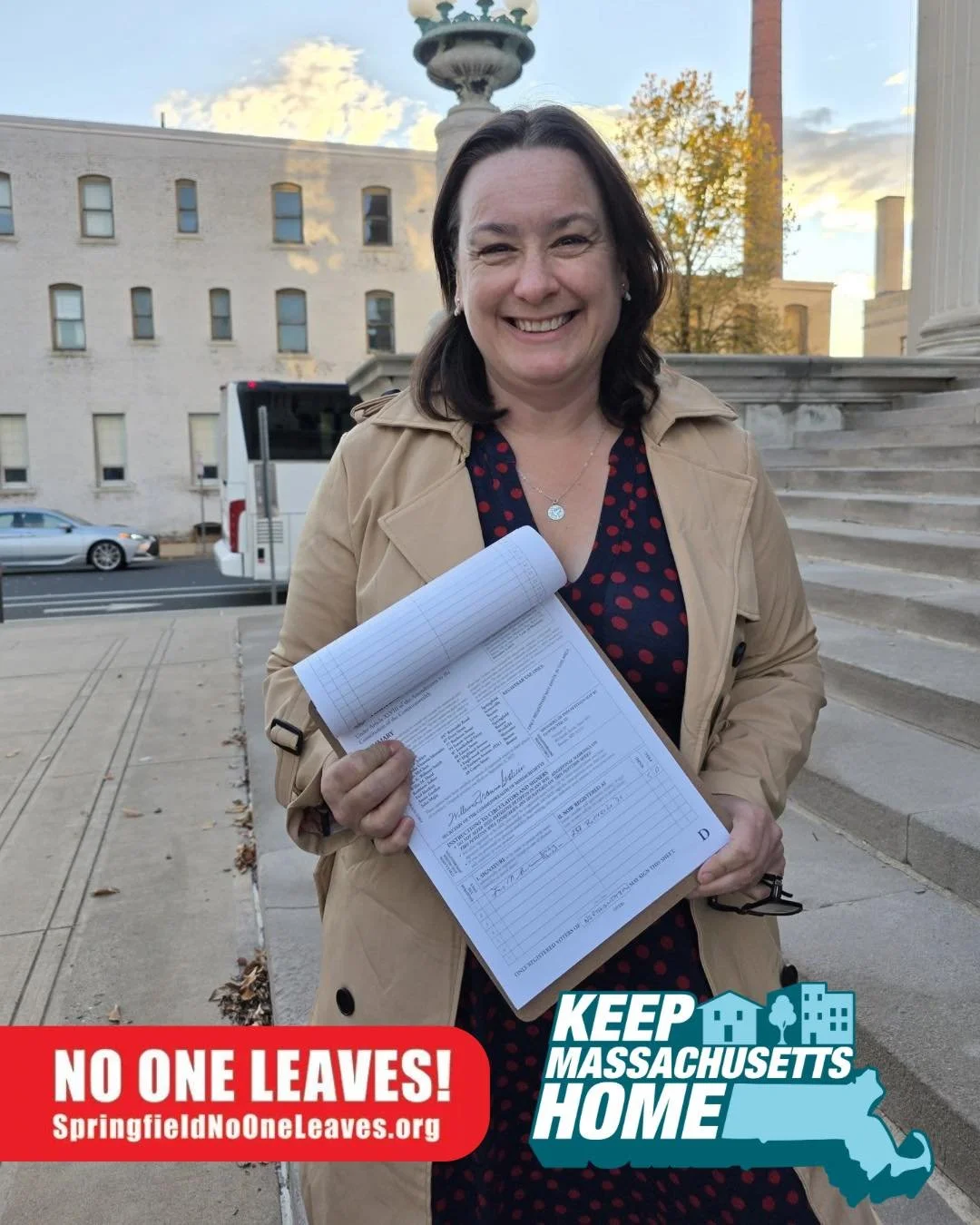 💪🏽 Western Mass showing up strong for Rent Control!
From Northampton to Springfield, neighbors, organizers, and local leaders like Rep. Lindsay Sabadosa are standing with the Keep Massachusetts Home campaign fighting to make sure everyone can affor