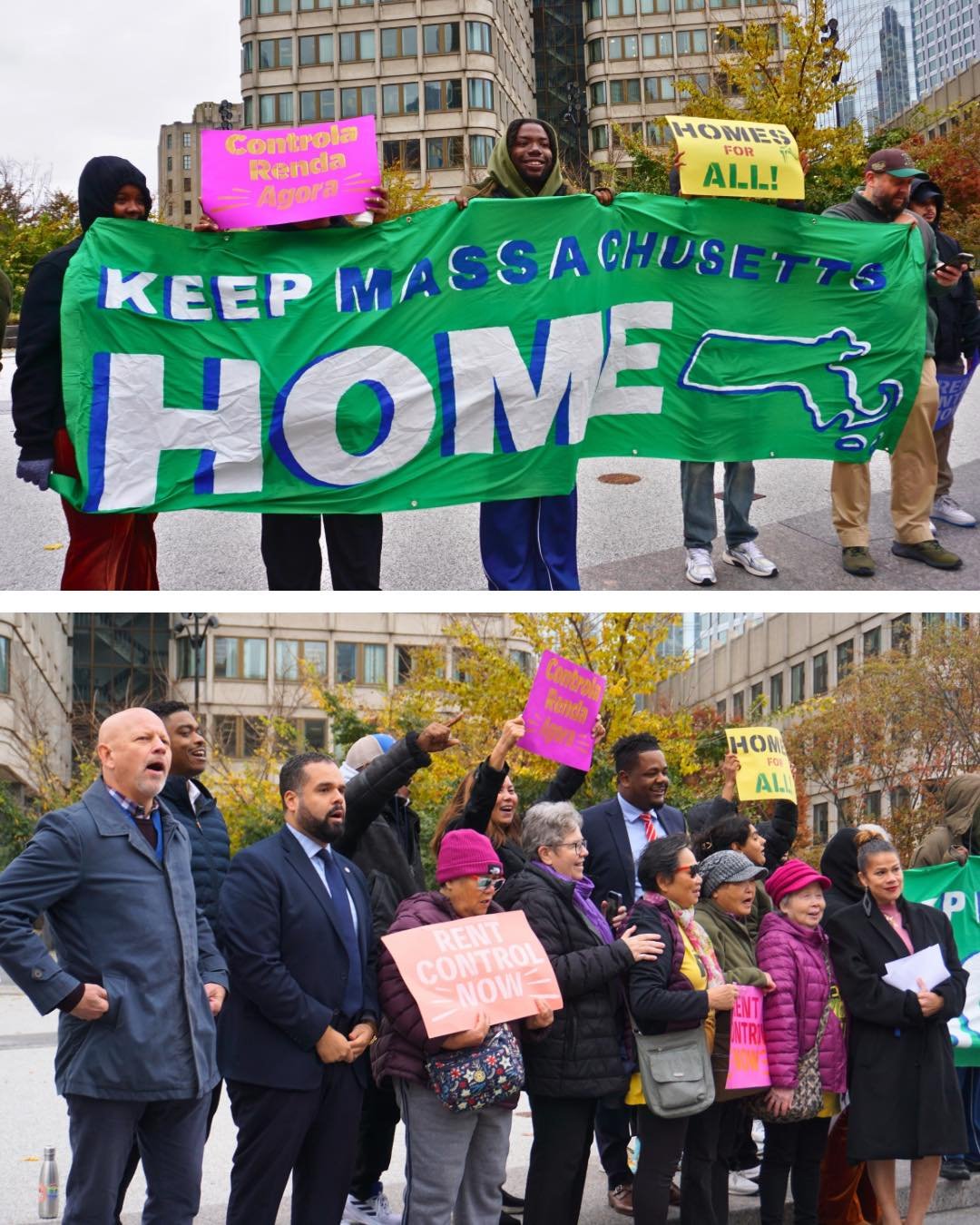 ✨ Together, we&rsquo;re making history.
Today, community leaders, tenants, and city councilors came together to demand real rent control for Massachusetts  because everyone deserves a safe, stable, and affordable home.
From Councilor Santana to Counc