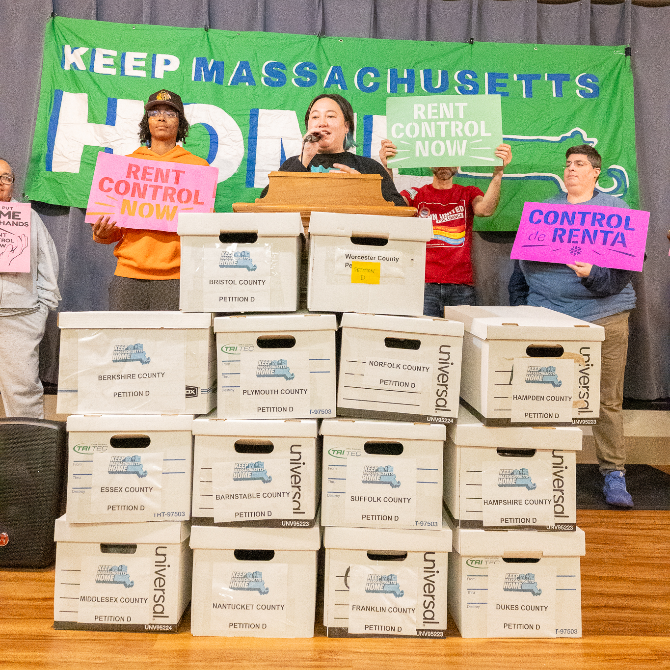 Rent Control Supporters Turn In Ballot Signatures to Advance ‘Keep Massachusetts Home’ Initiative Toward November Ballot