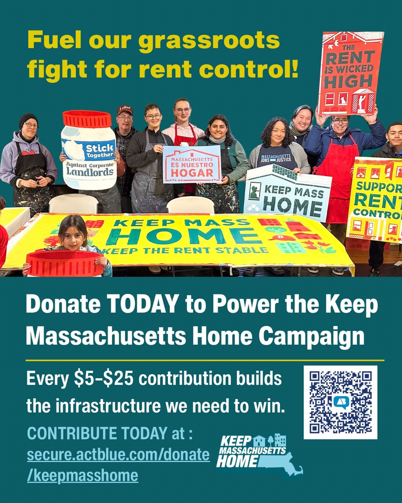 We&rsquo;re building something powerful together. 💛
Small donations from everyday people are what keep this campaign moving.
If you believe everyone deserves a stable, affordable home, chip in and help fuel the fight! 
Donate here 👉🏽https://secure