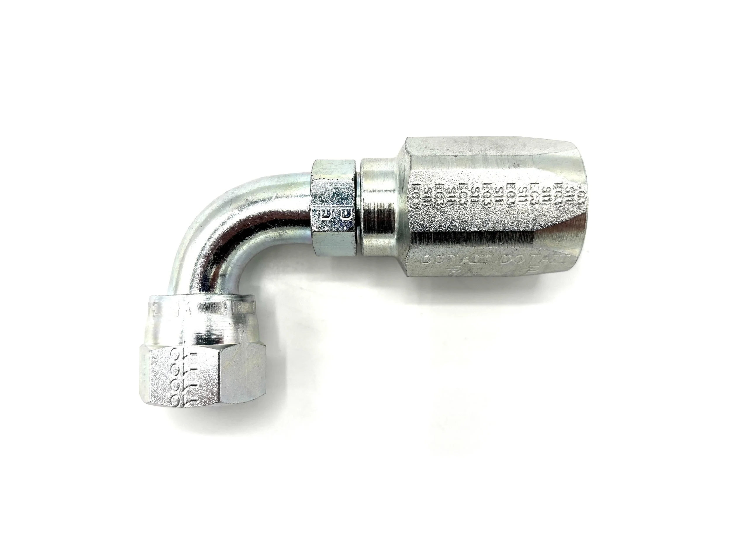 90 Deg. Power Steering Hose End to AN Female