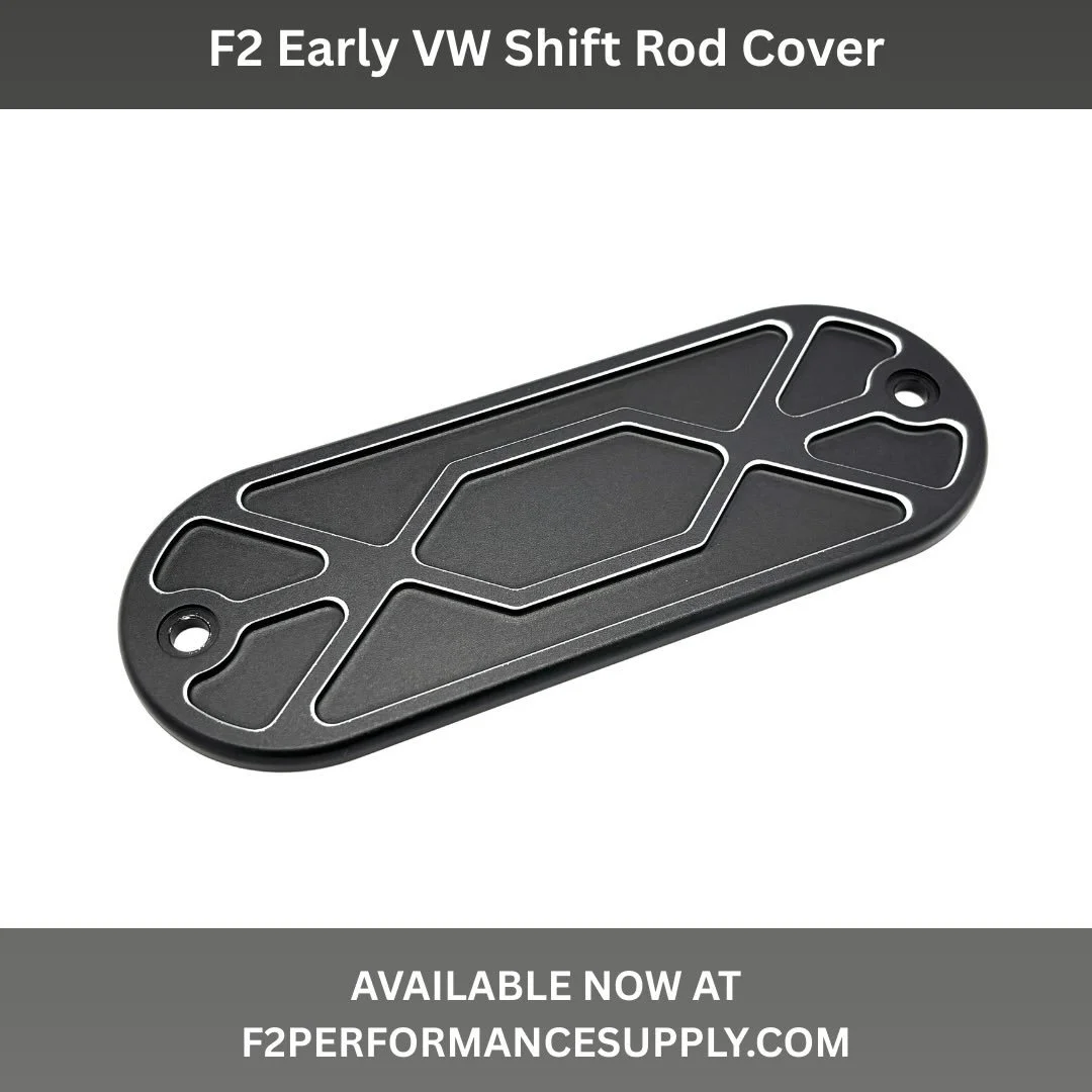 Designed to replace factory stamped steel cover. For use with link pin 65 and older VW Bugs. They are CNC machined from 6061 aluminum, anodized and machined to create a bold contrast finish. Includes stainless button head hardware. Available in both 