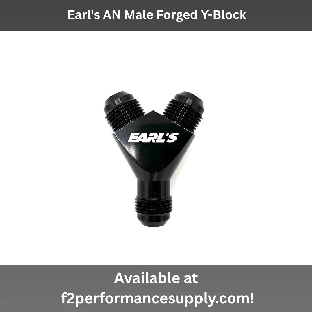 We are now offering Earl&rsquo;s AN Male Forged Y-Block Adapters. They are available in black only. We offer them in -4AN, -6AN, -8AN, or -10AN sizes depending on your application. They are visible in the "Distribution and Y-Block Adapters"