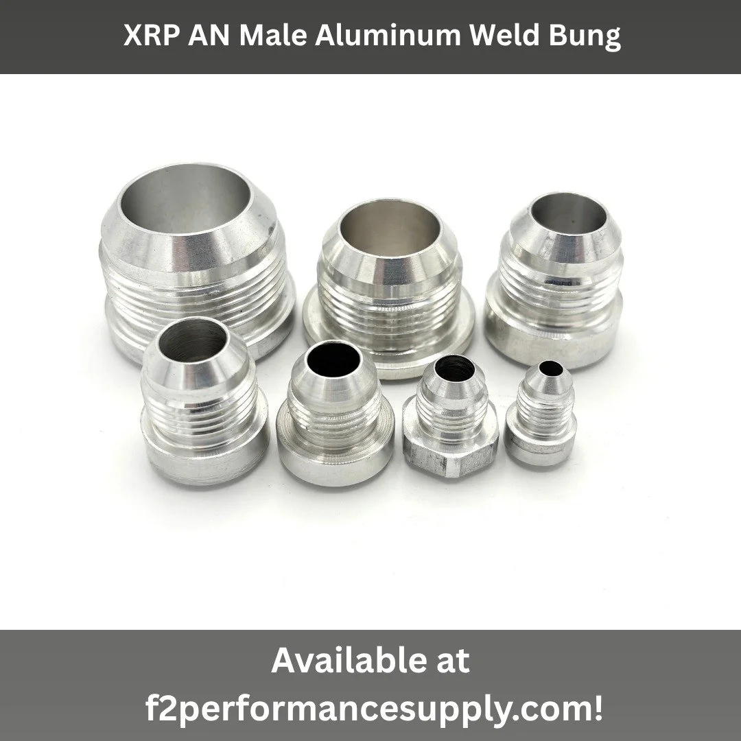 Take a look at our XRP AN Male Aluminum Weld Bung. They are available in -4AN, -6AN, -8AN, -10AN, -12AN, -16AN, -20AN. They are made of bare 6061 aluminum.

Shop f2performancesupply.com!
#xrpfittings #earlsperformanceplumbing #setrabusa #performancep