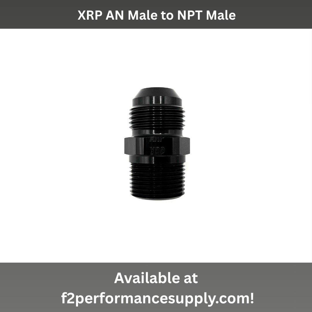 Take a look at the XRP straight AN male to NPT male adapter fittings. 

We offer them in -3AN with 1/8NPT, -4AN with 1/8NPT, -6AN with 1/4NPT, -8AN with 3/8NPT, -10AN with 1/2, -12AN with 3/4NPT, -16AN with 1NPT, -20AN with 1-1/4NPT. They are availab