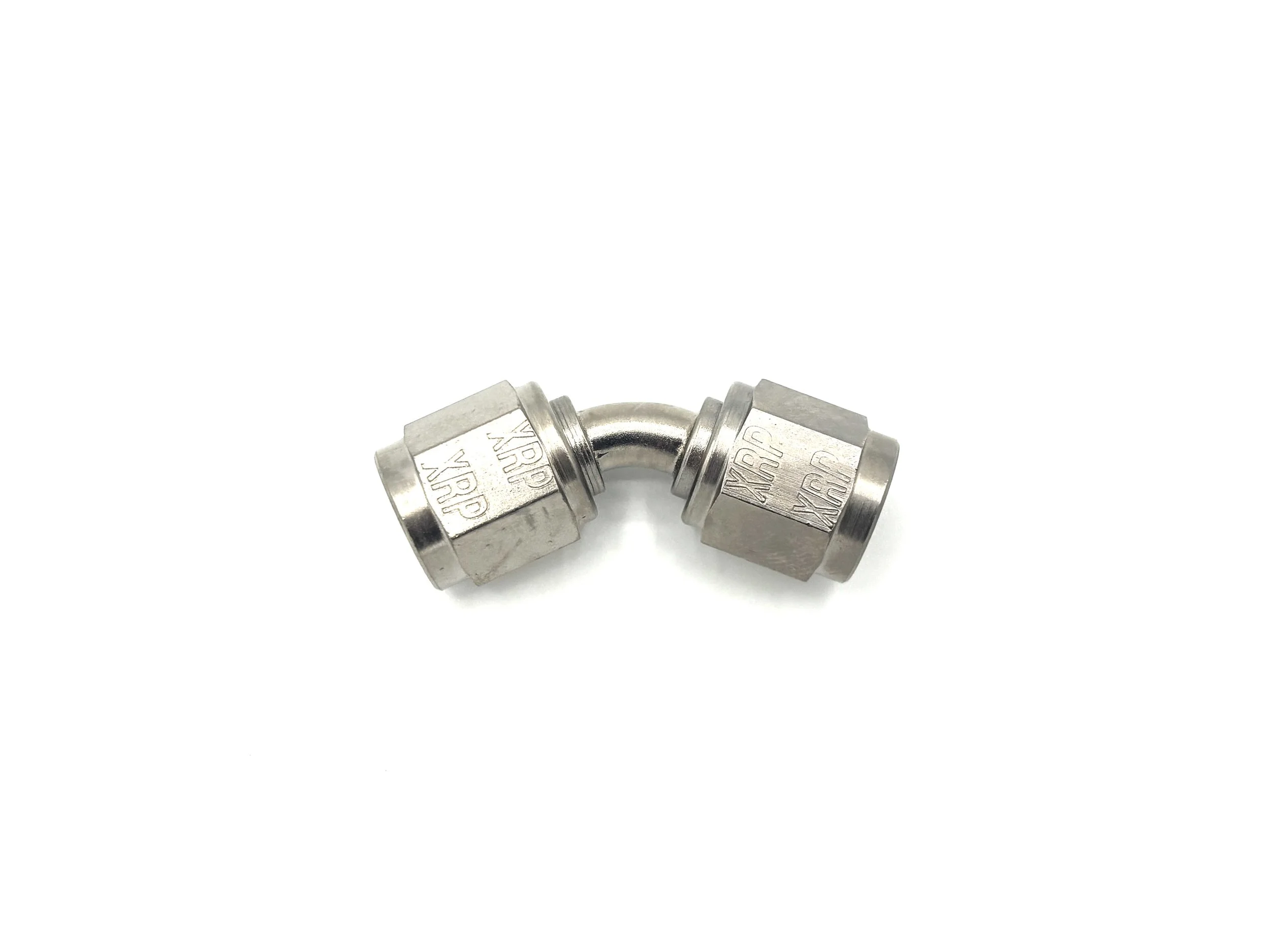 45 Deg. -4AN Female to -4AN Female Coupler Steel