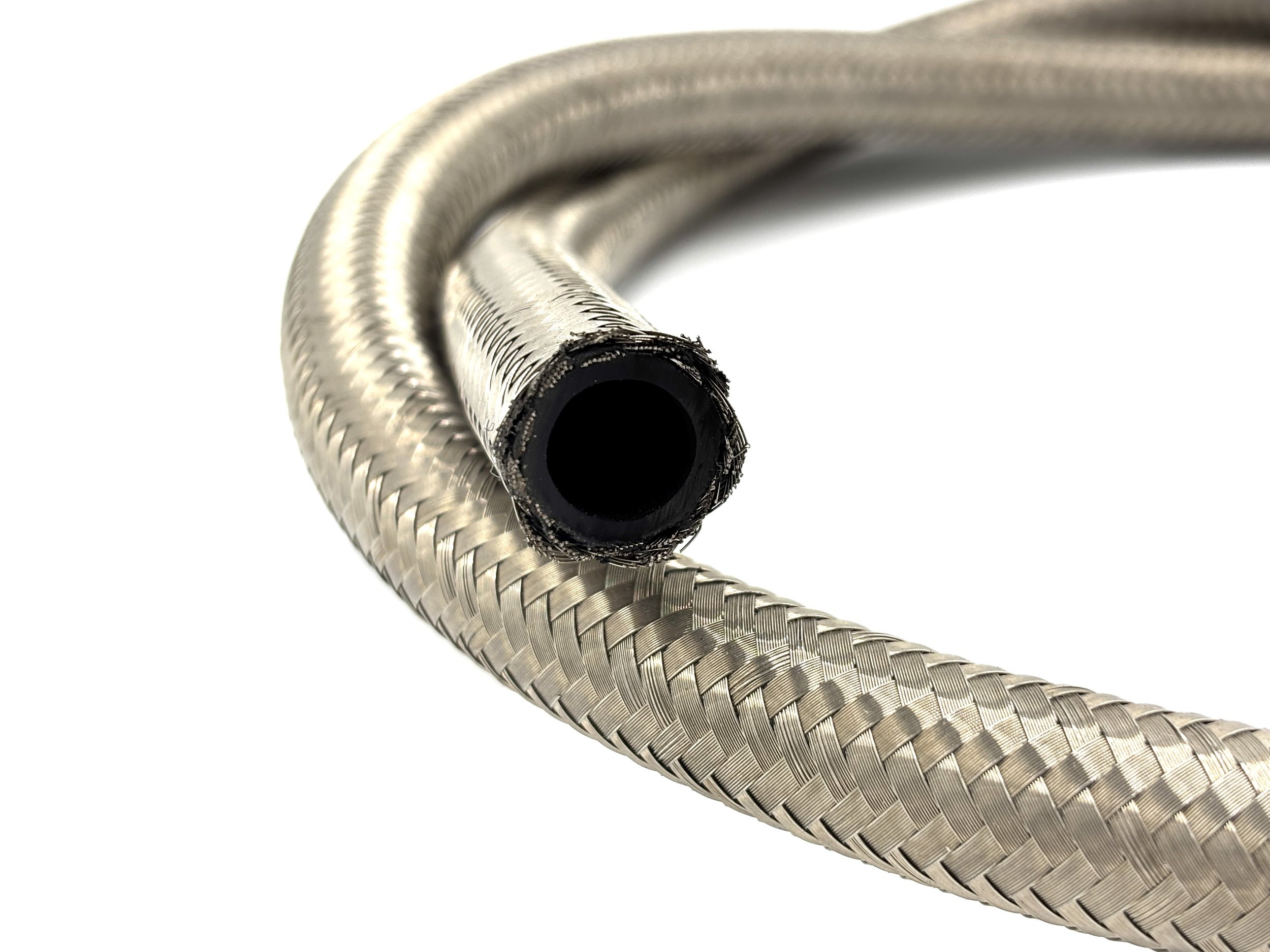 Stainless Steel Braided Hose (SOLD BY THE FOOT)