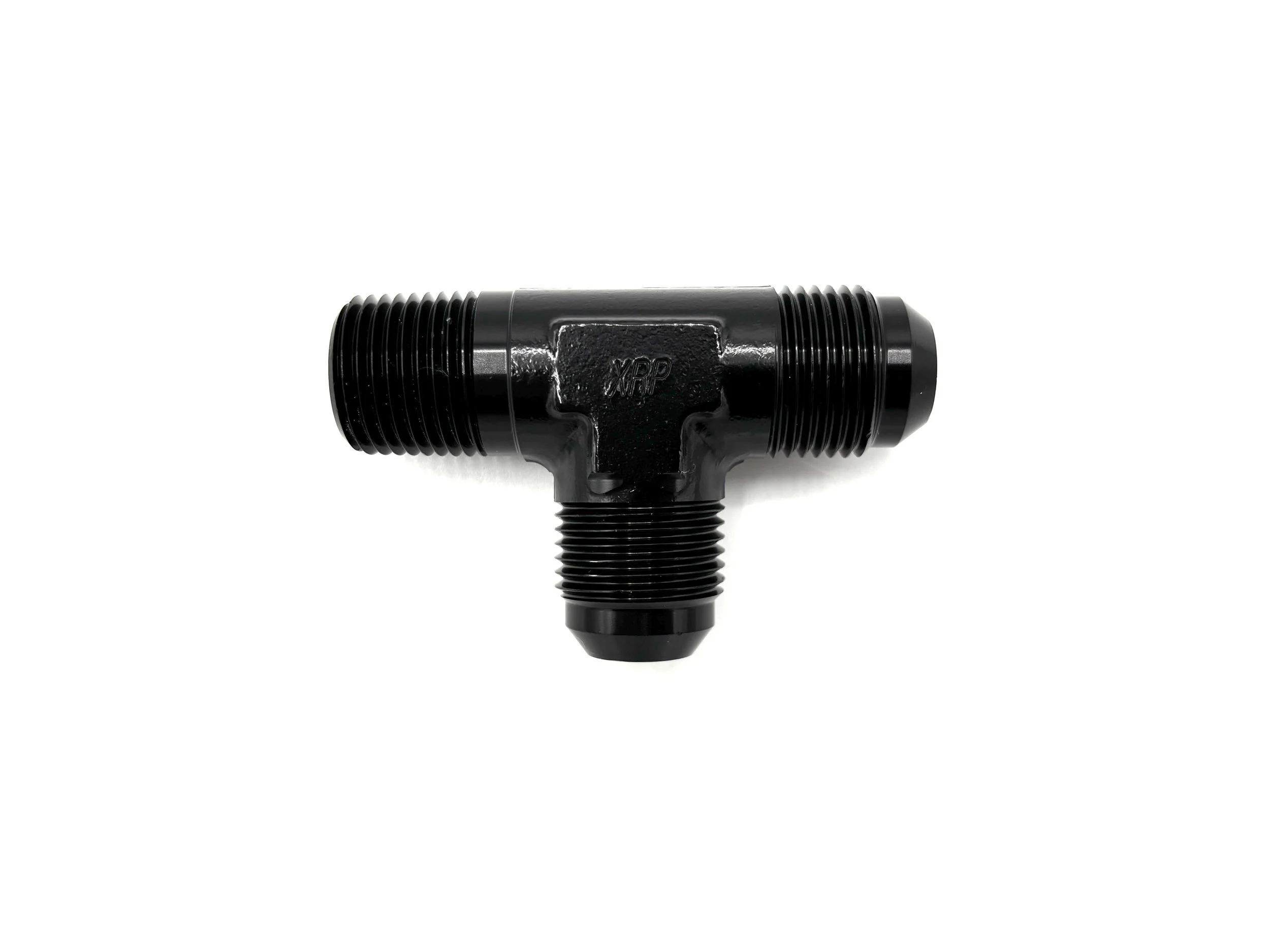 AN Male to NPT Male on Run Tee Fitting