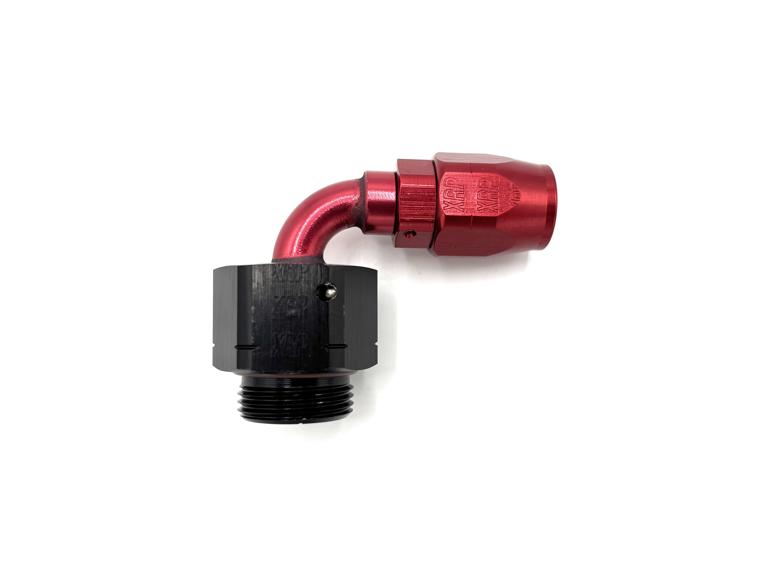 90 Deg. Double Swivel -6AN Hose End to M22 X 1.5 ORB