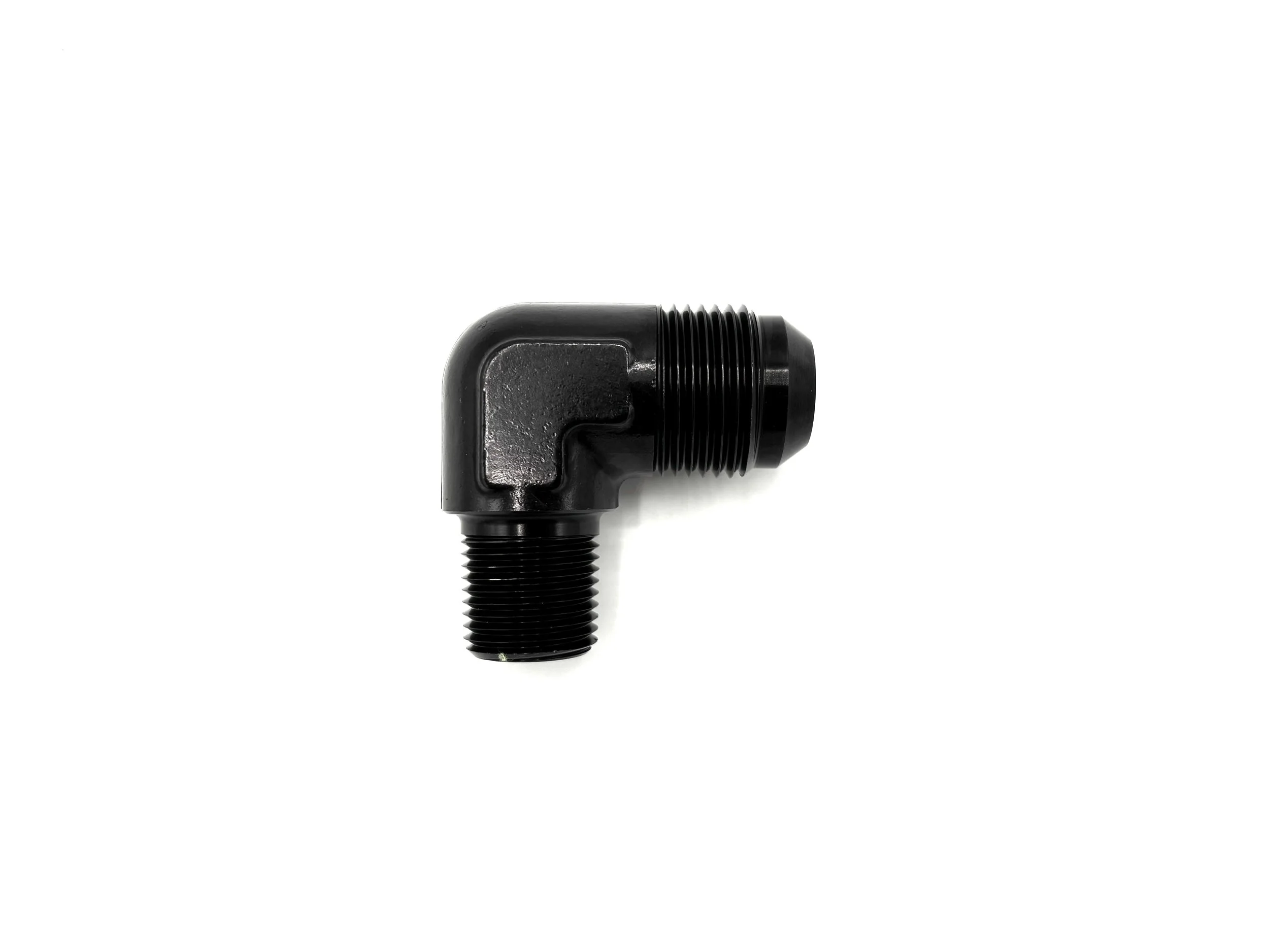 90 Deg. -12AN Male to 1/2NPT Male Adapter