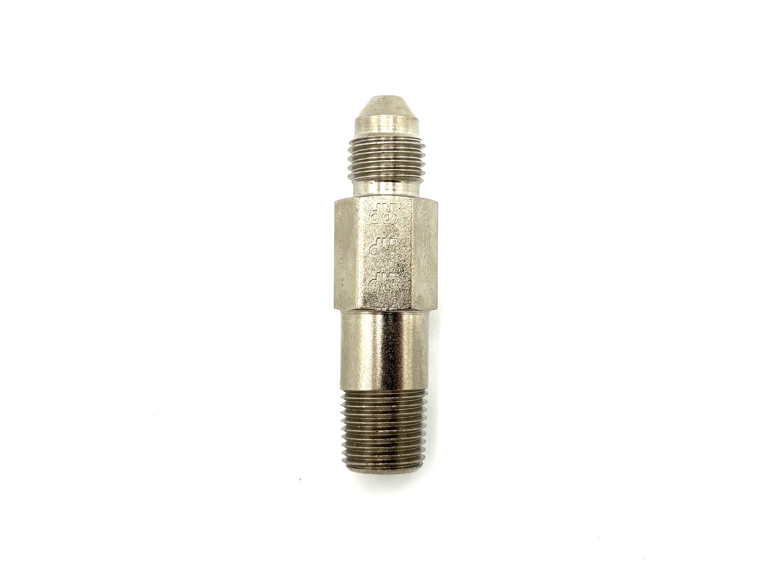 AN Male to 1/8NPT Male Steel Extended Adapter
