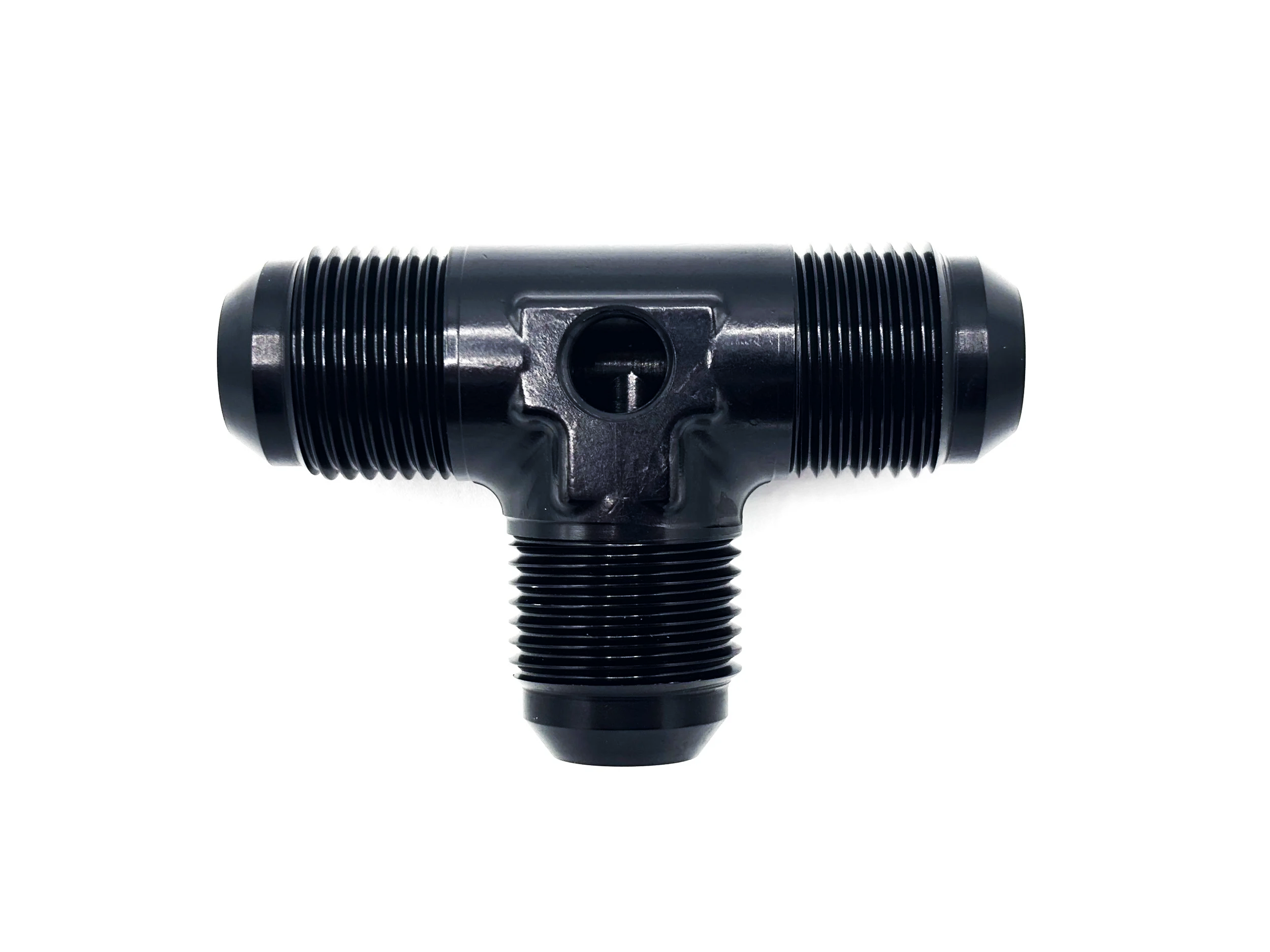 AN Male Tee with 1/8NPT Port