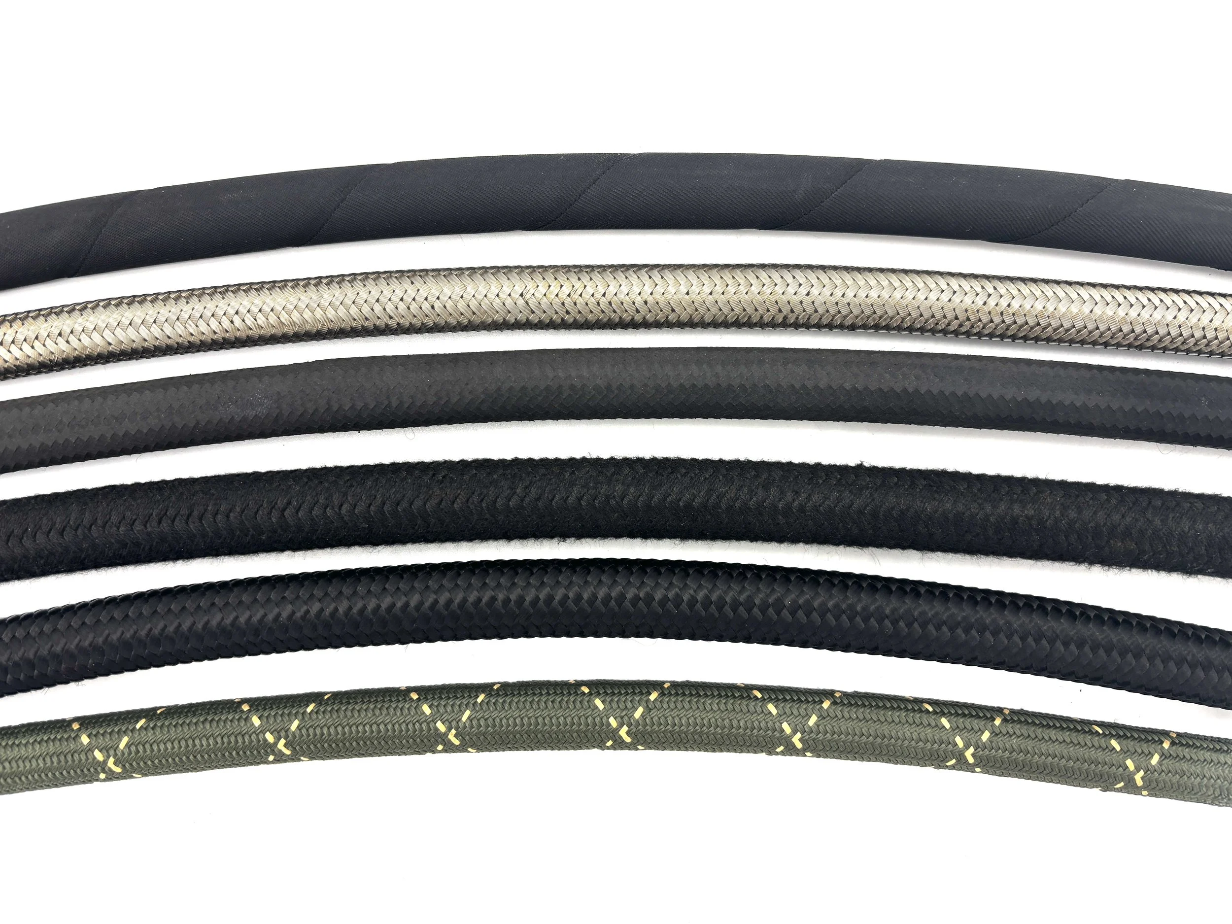 Miscellaneous hoses all differing color.