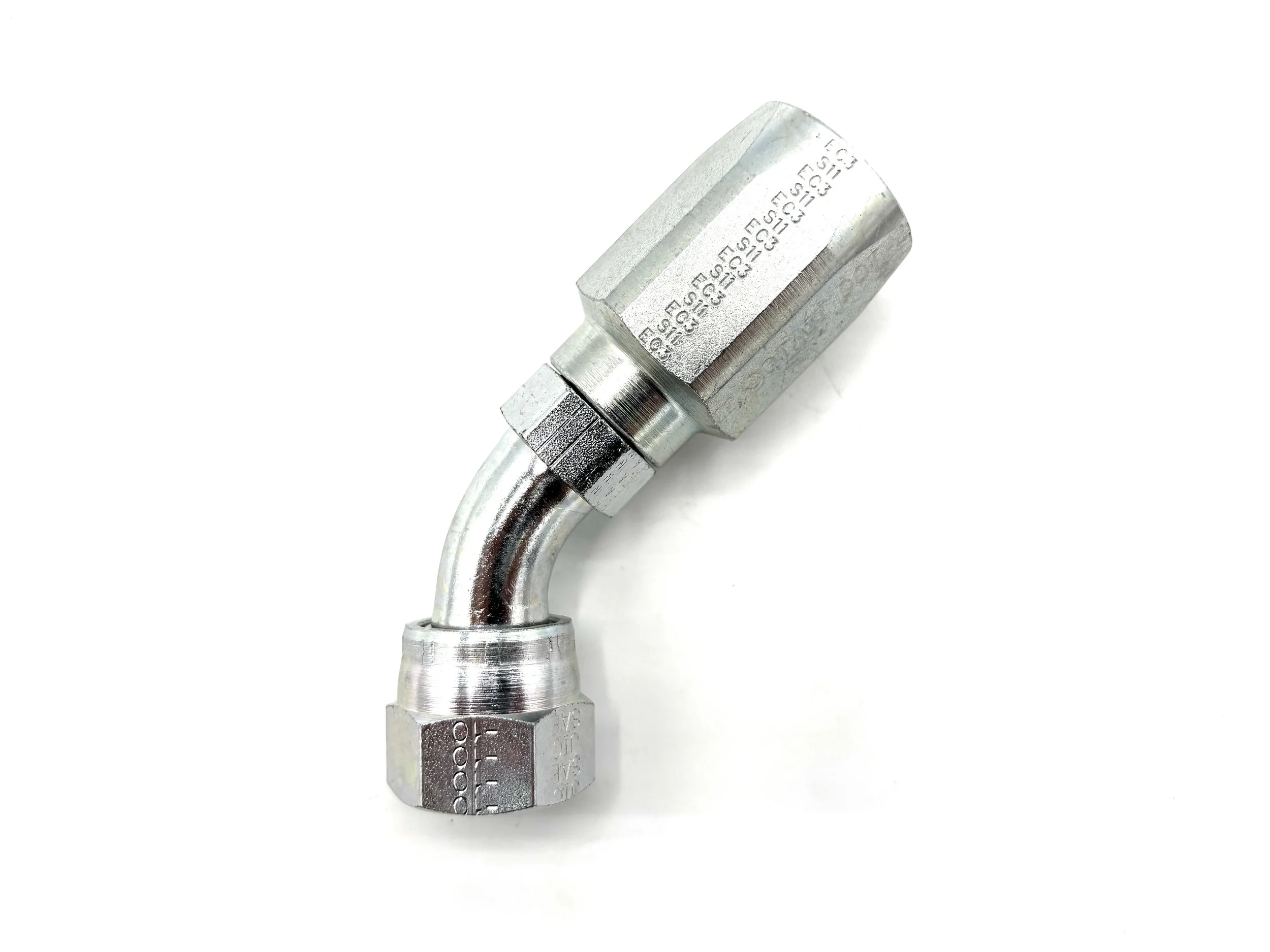 45 Deg. Power Steering Hose End To AN Female