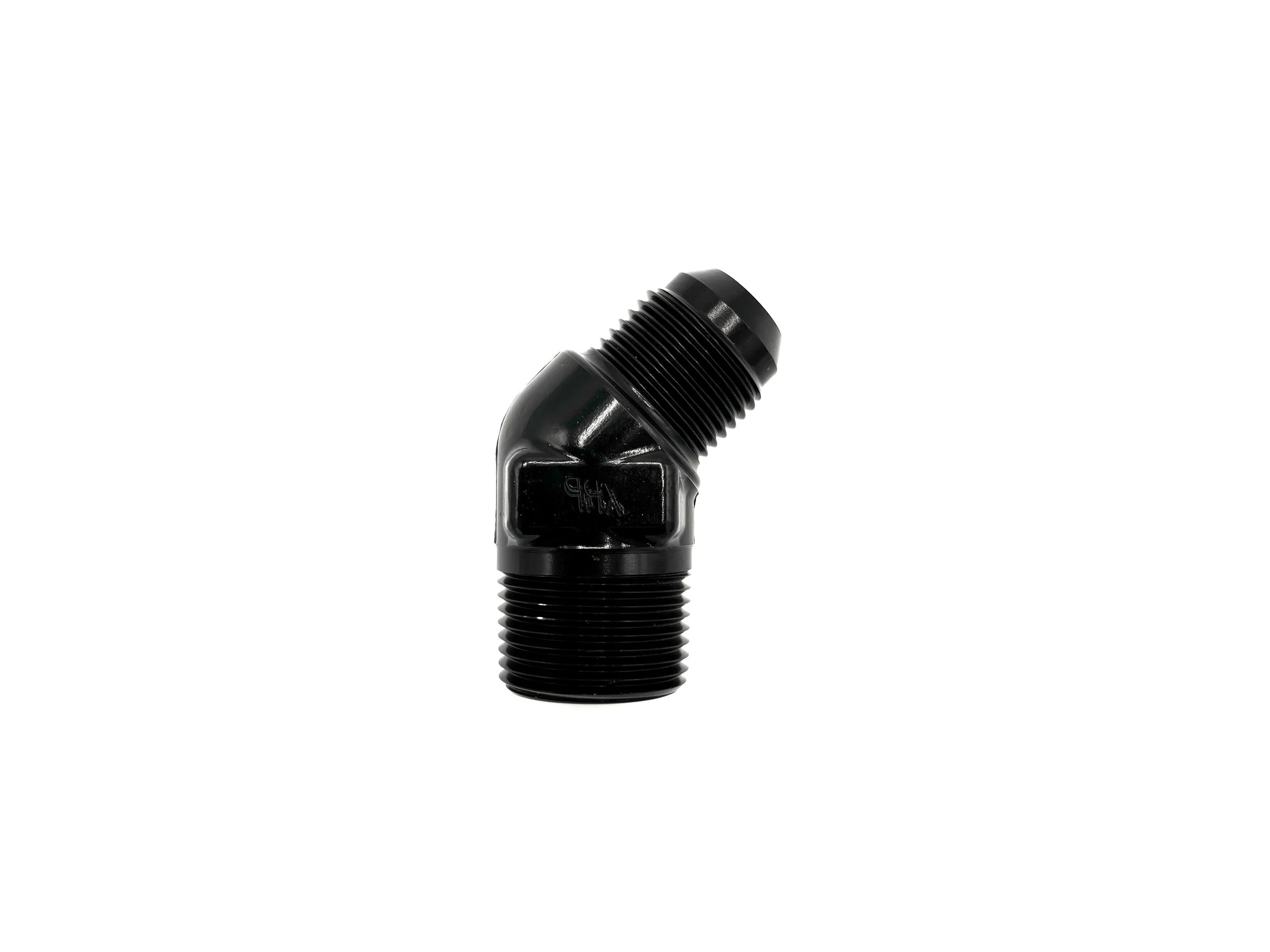 45 Deg. -10AN Male to 3/4NPT Male Adapter