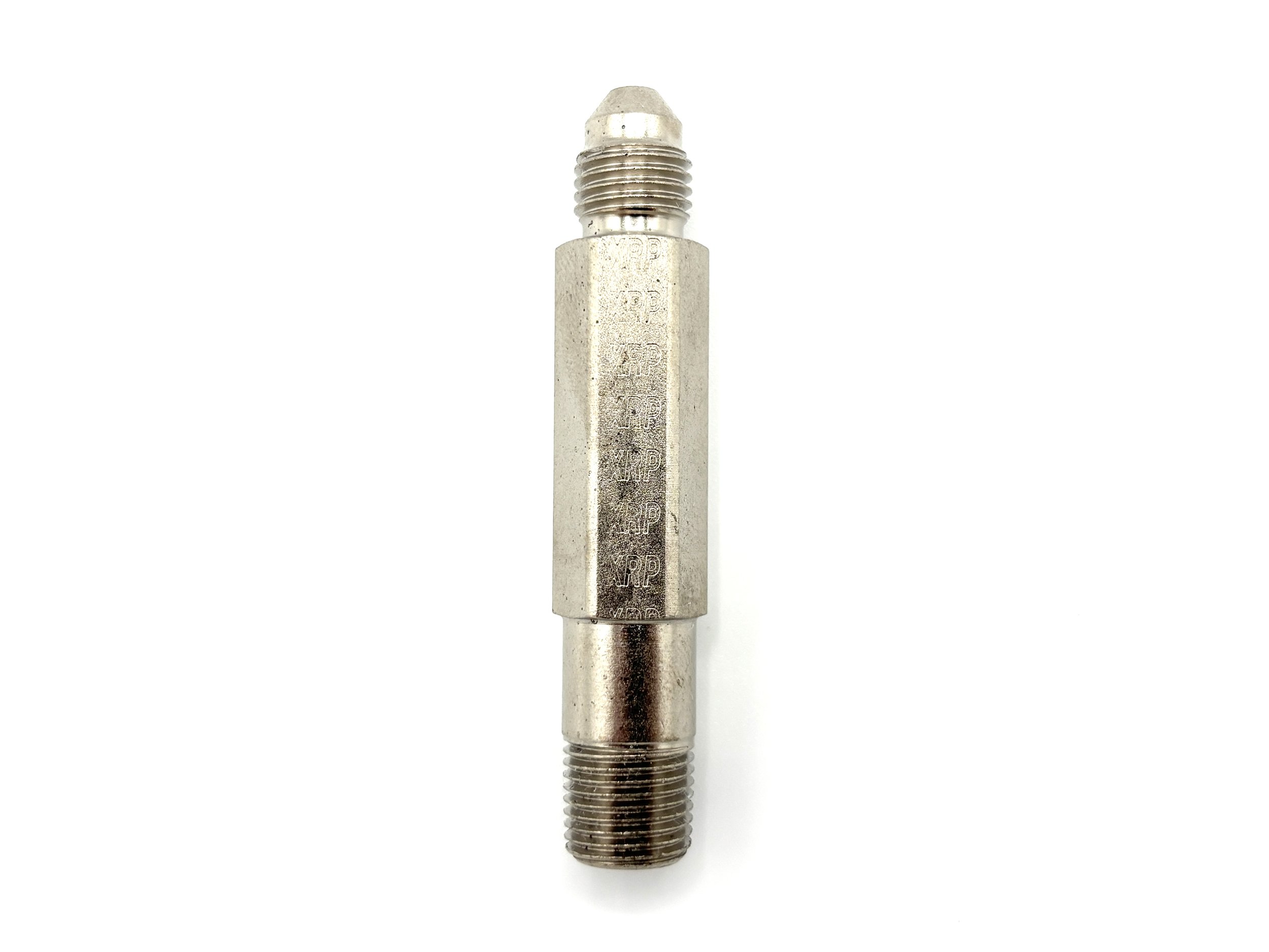 AN Male to 1/8NPT Male Steel XL Extended Adapter