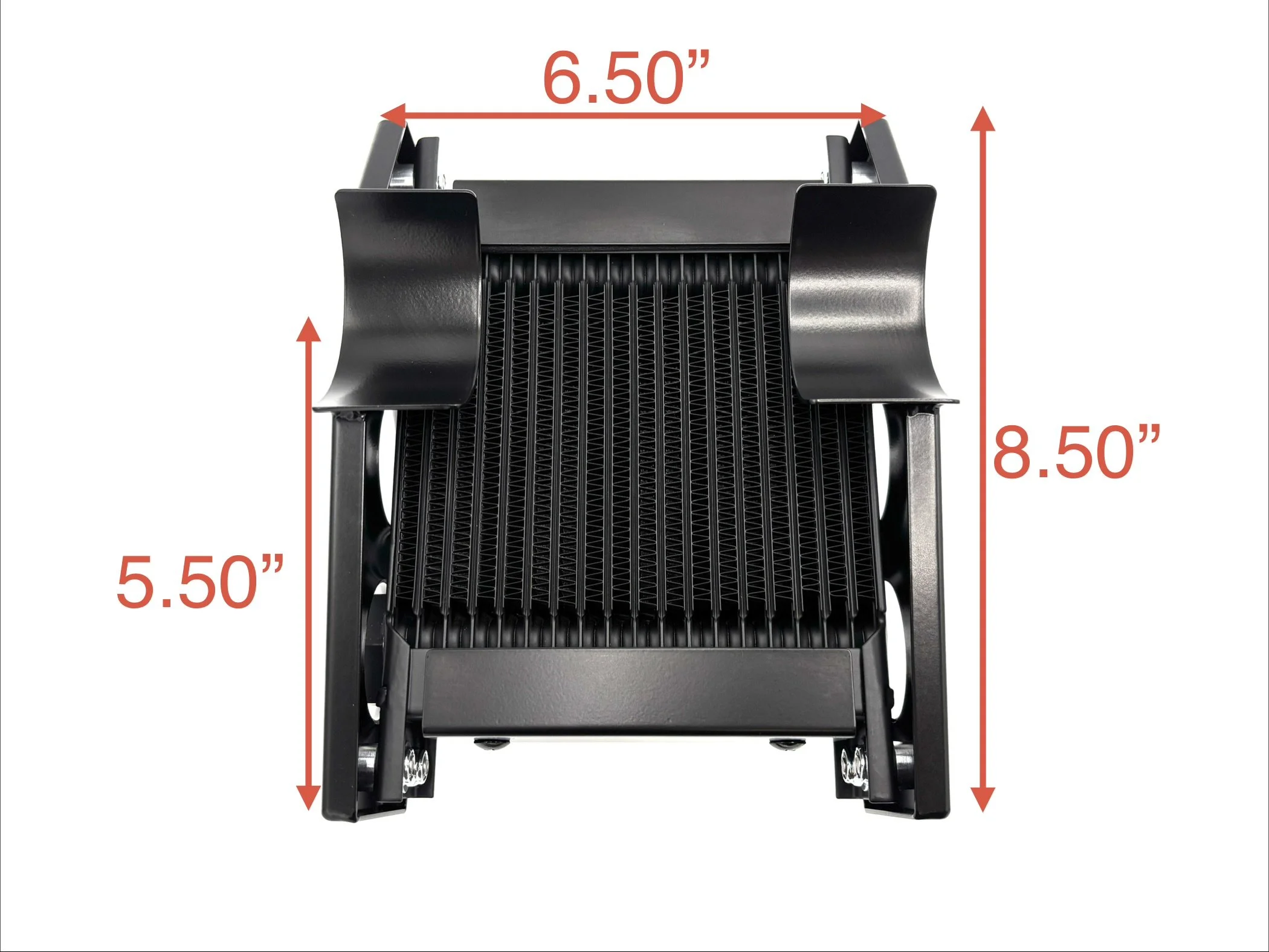 Over head view of type 1 IRS Cooler. Shows measurements of cooler.
