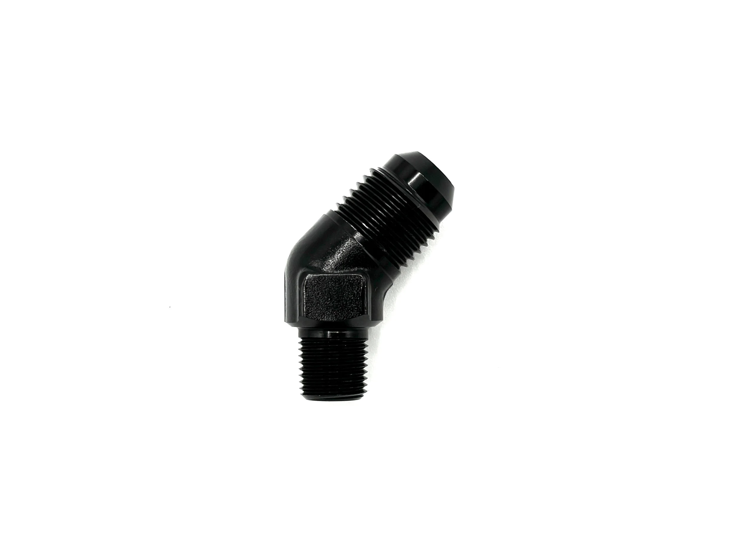 45 Deg. -6AN Male to 1/8NPT Male Adapter