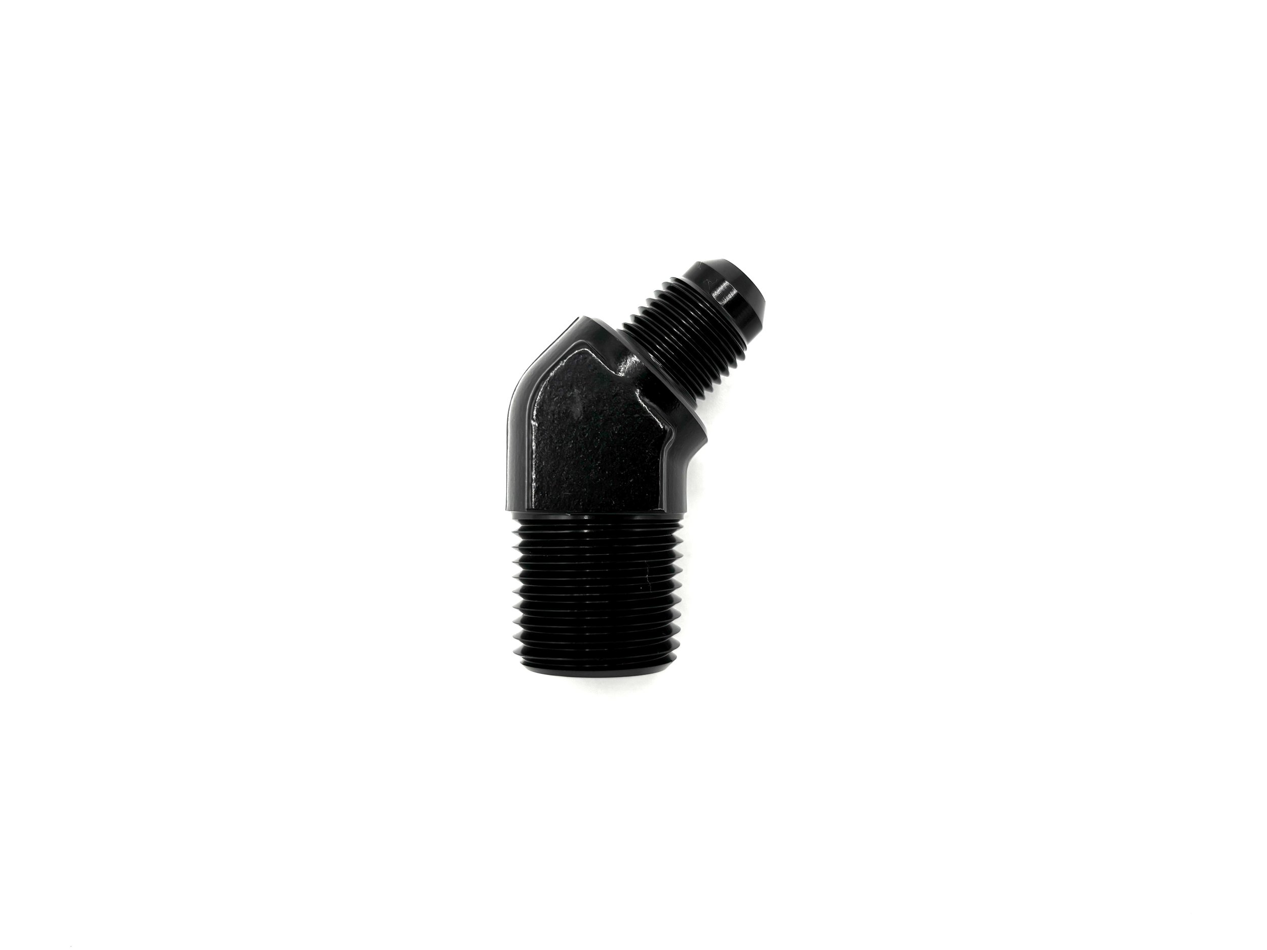 45 Deg. -6AN Male to 1/2NPT Male Adapter