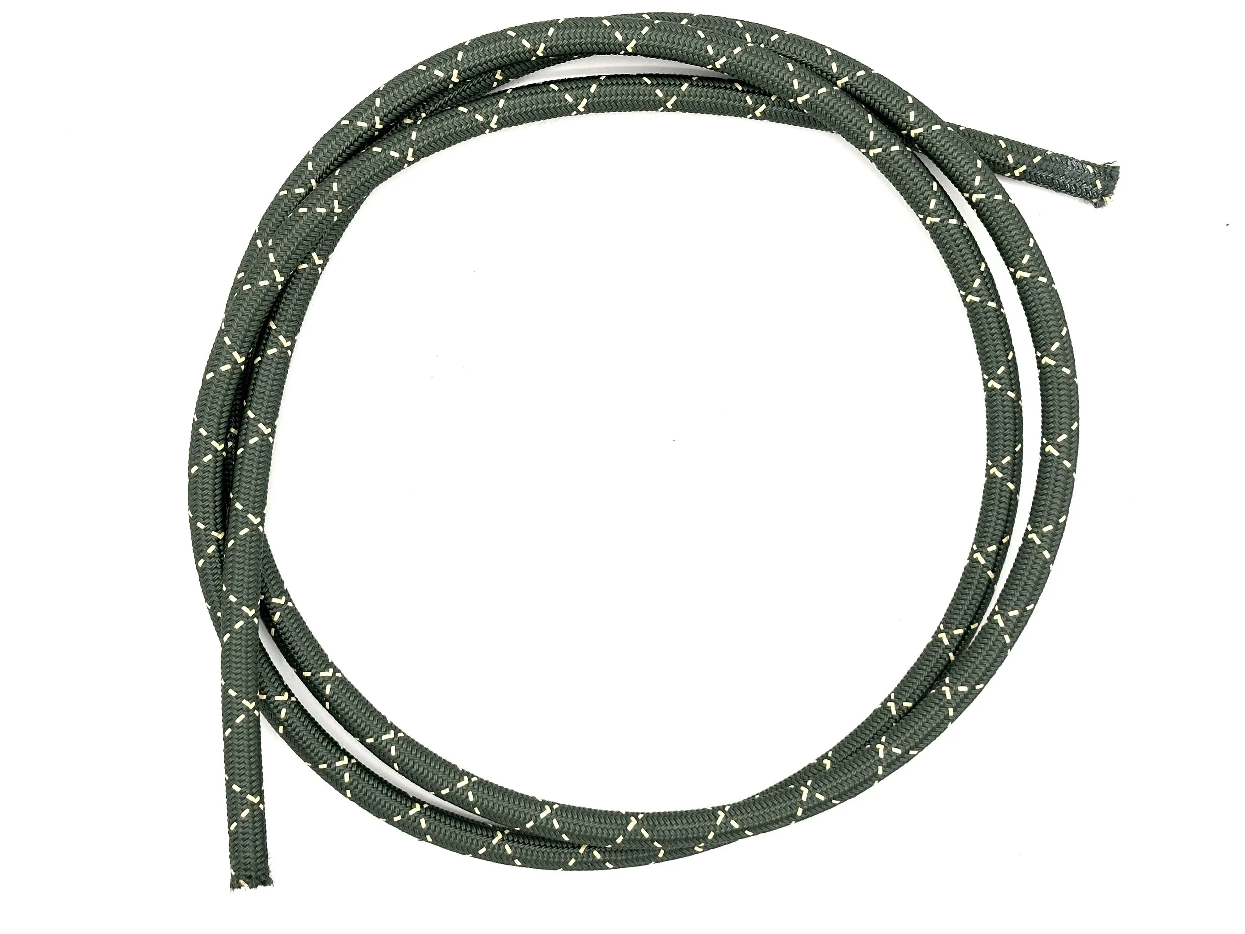 XRP HS-79 PTFE hose. Green in color. Coiled up image.