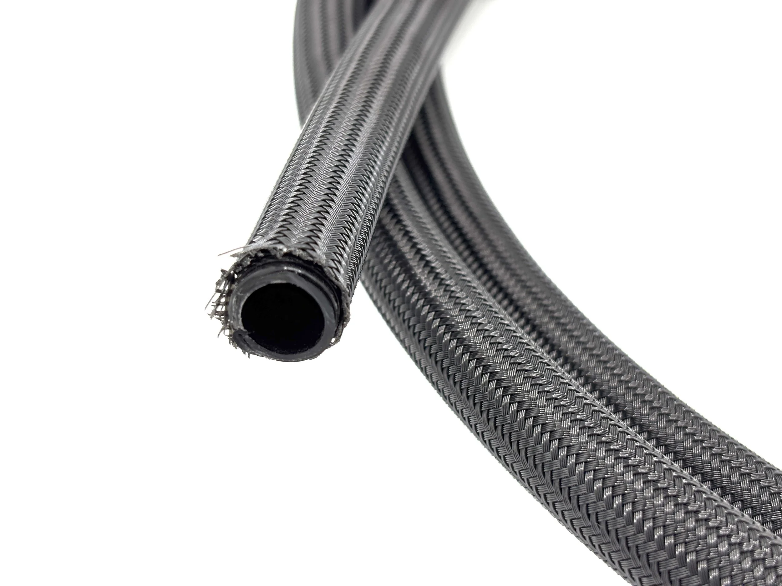 XRP ProPlus monofilament hose. Black in color.