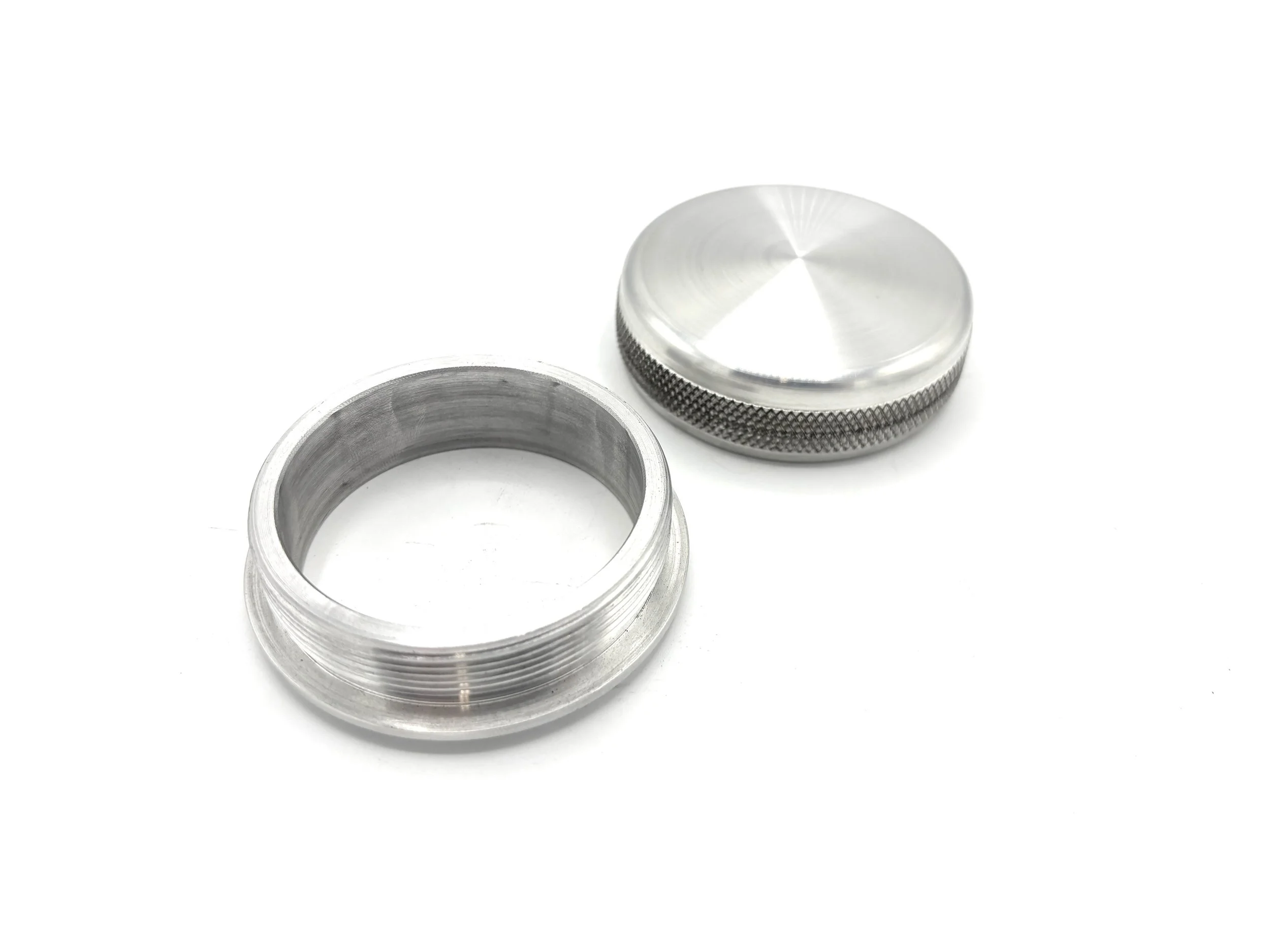 Billet Aluminum Fuel Cap with Aluminum Weld On Fill Neck
