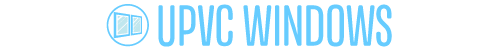 UPVC Windows logo in blue text with an icon of a window