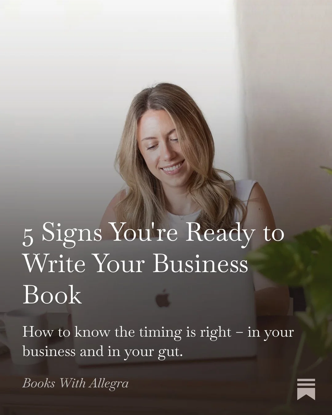 Most of the creators, writers, and coaches I talk to want to write a book one day.

✨ I love what this says about the type of people who start online businesses.

The same reason we got into this work is often the reason we want to write a book: to s