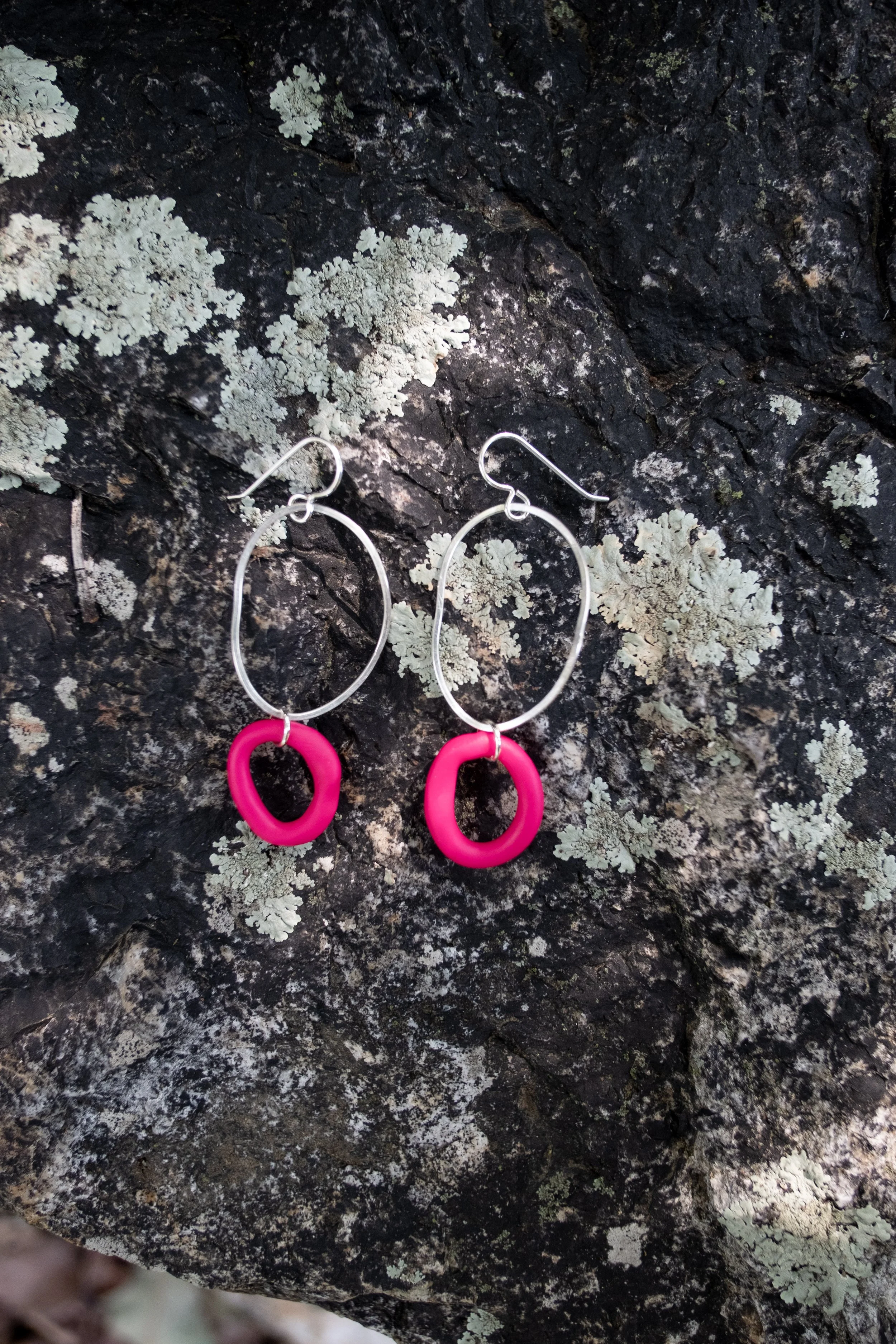 Hot Pink Dangles