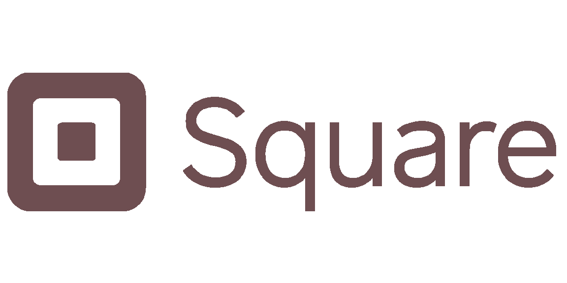 The Square logo with a brown square icon next to the word 'Square' in brown text.